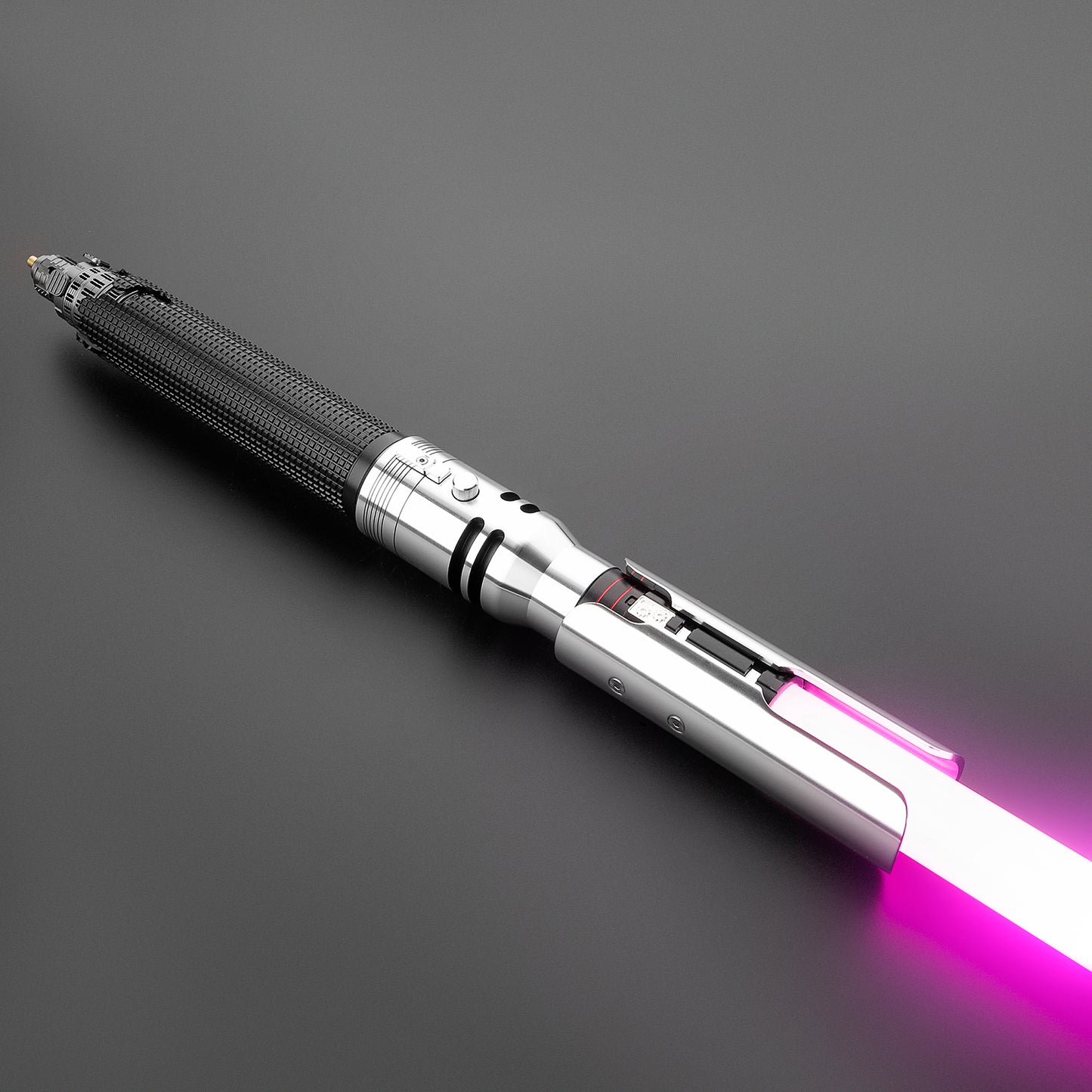 Intricate metallic hilt lightsaber inspired by Kal Kestis – Battle Sabers
