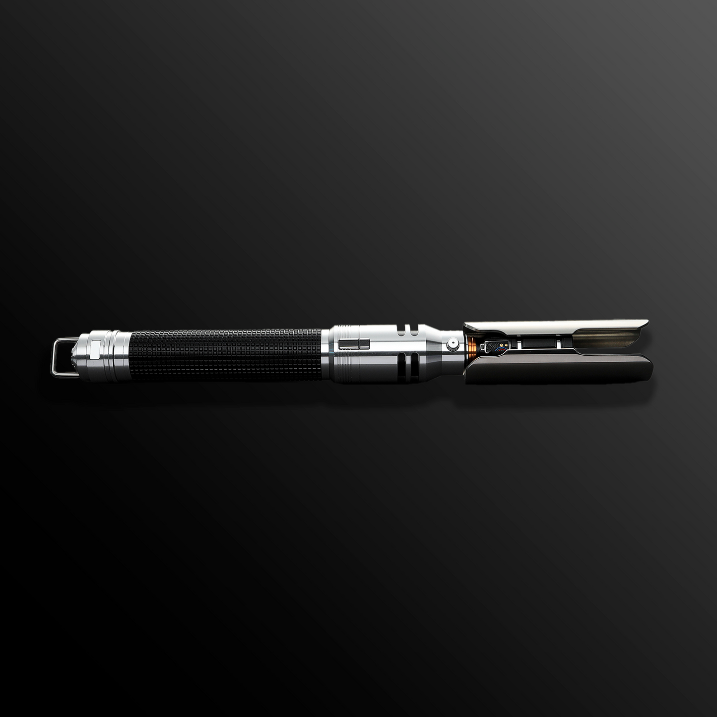 Cal Kestis custom lightsaber with metallic grip and blue blade – Battle Sabers