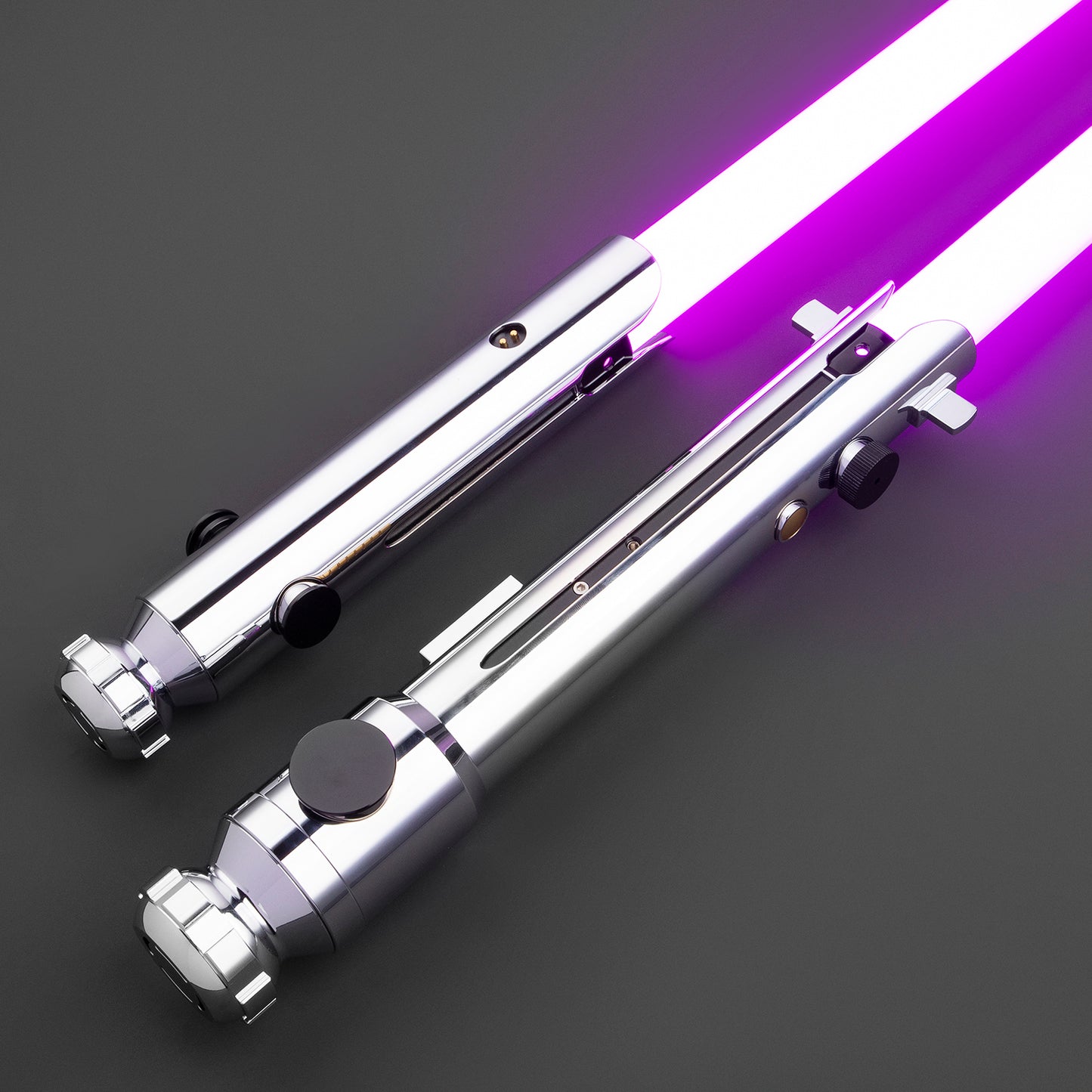 Ahsoka Tano's dual sabers glowing in dark - Battle Sabers