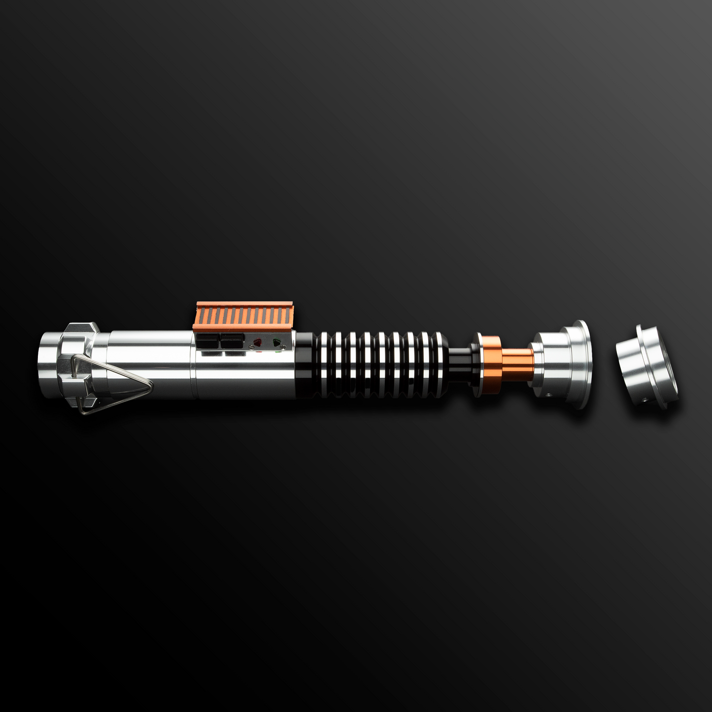 Handcrafted Luke Skywalker V2 lightsaber with sleek metallic finish – Battle Sabers
