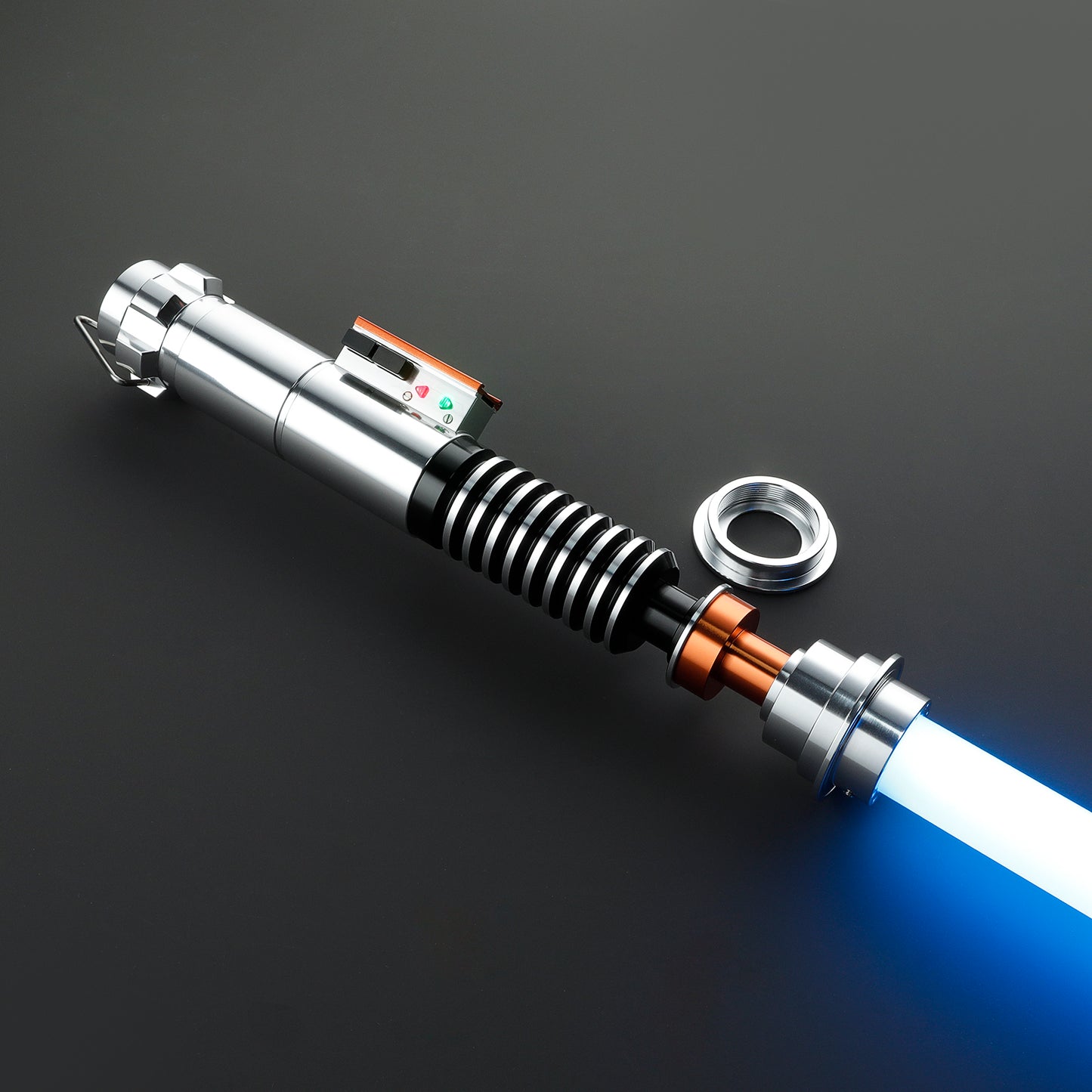 Luke Skywalker V2 lightsaber with glowing blue illumination – Battle Sabers