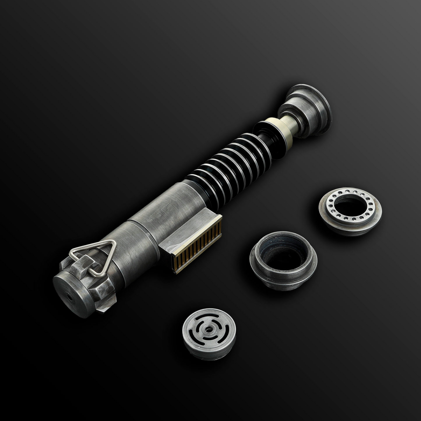 Custom Luke Skywalker V3 lightsaber with sleek metallic hilt – Battle Sabers