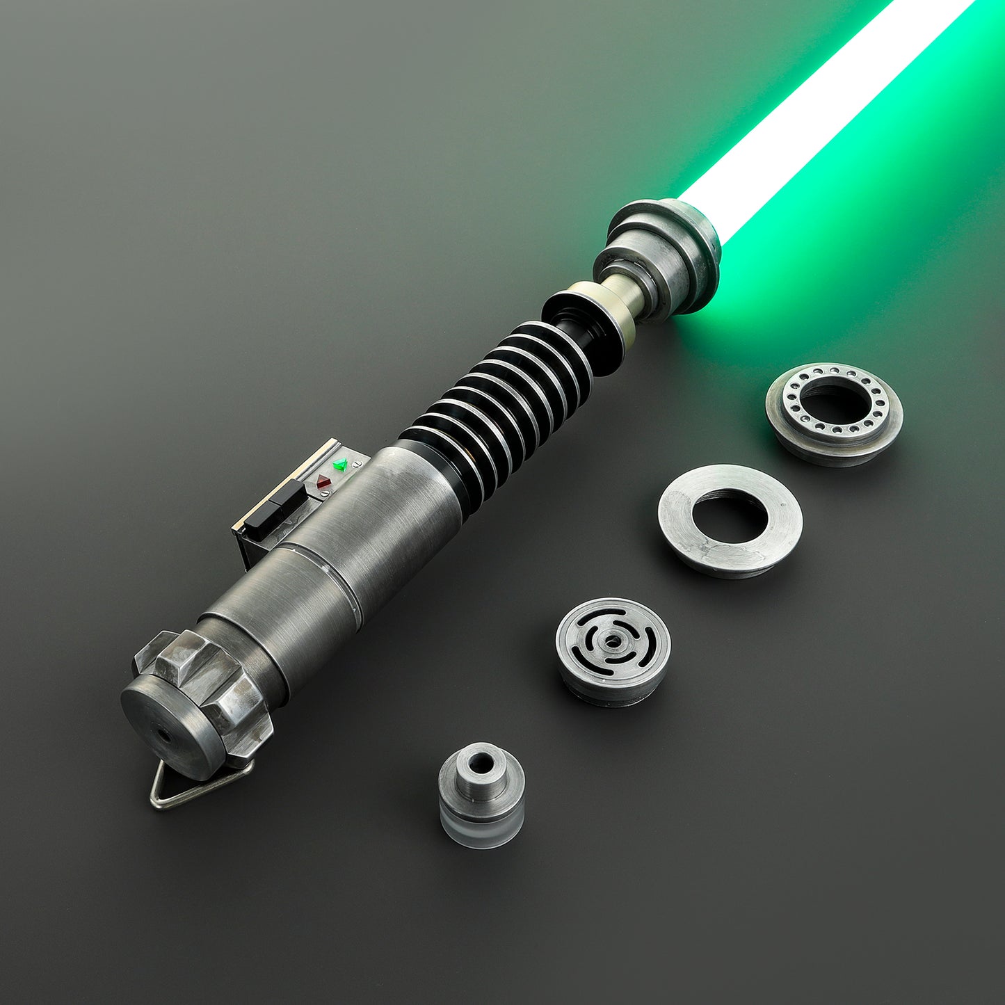 Handcrafted Luke Skywalker V3 lightsaber with glowing blue edge – Battle Sabers