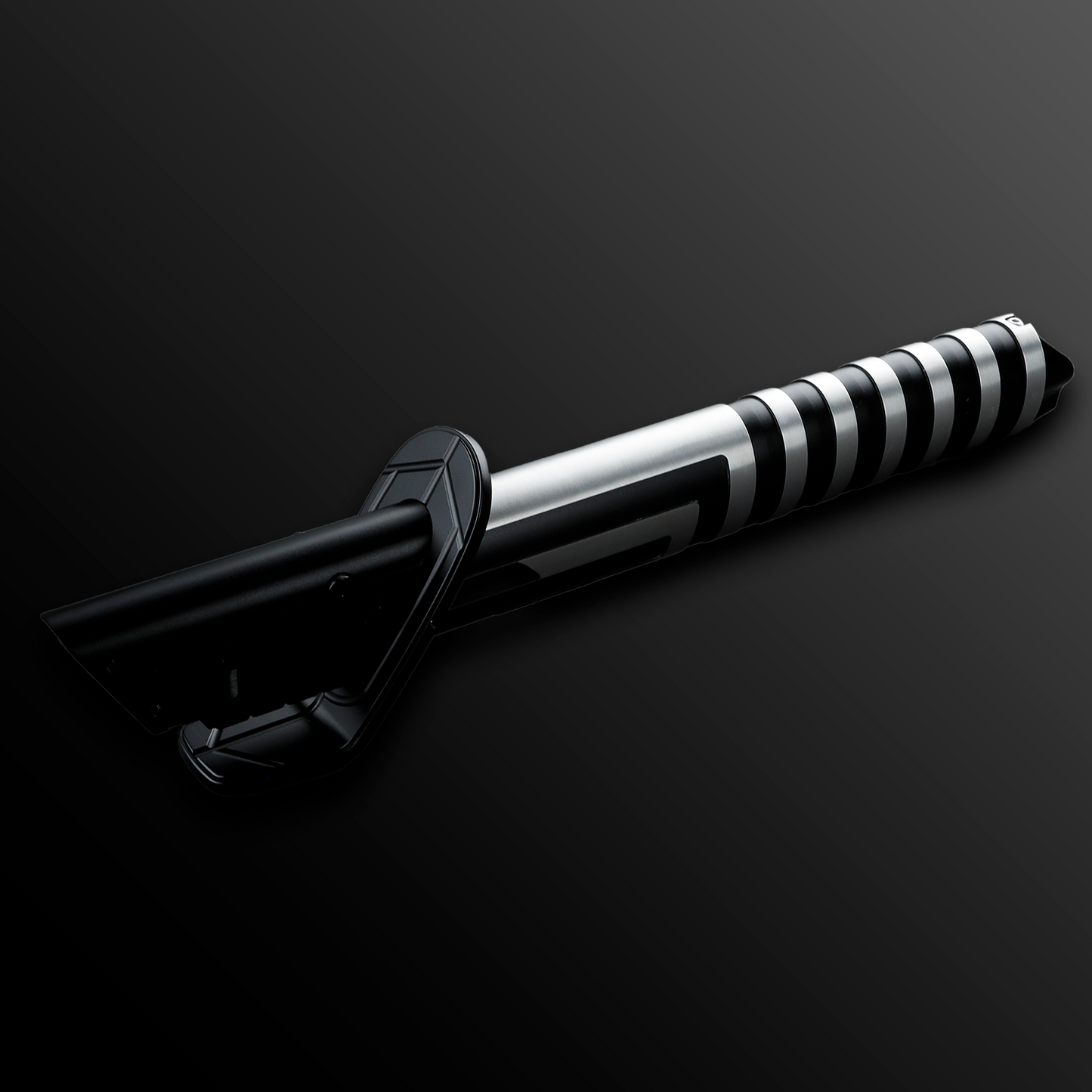 Inspired Darksaber Silver/Black Sith Lightsaber - Battle Sabers