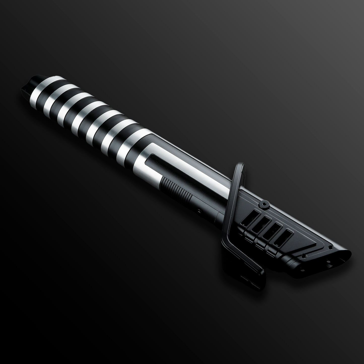 Inspired Darksaber Sith Silver/Black Saber - Battle Sabers