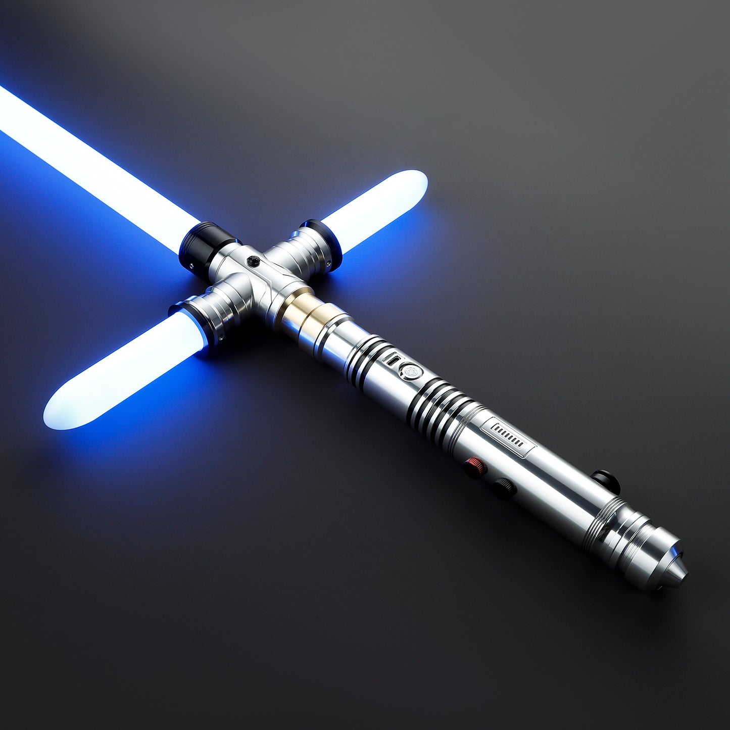 Crossguard Jedi saber hilt – Battle Sabers
