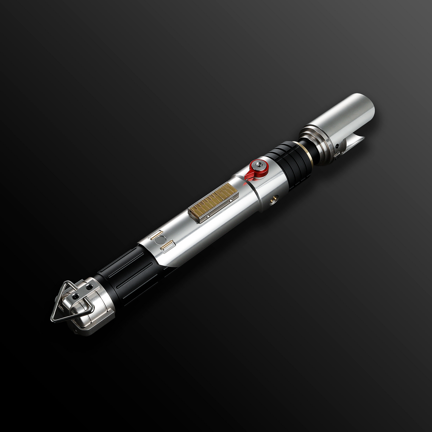 Sabine Wren chrome lightsaber with purple glowing blade – Battle Sabers