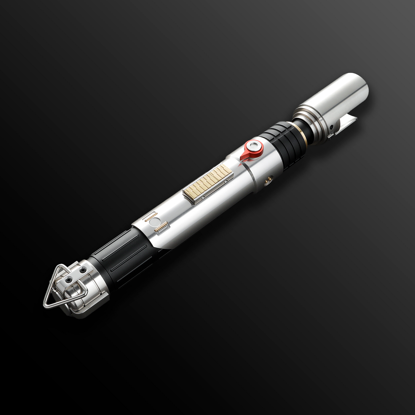 Premium Sabine Wren chrome lightsaber with detailed hilt design – Battle Sabers