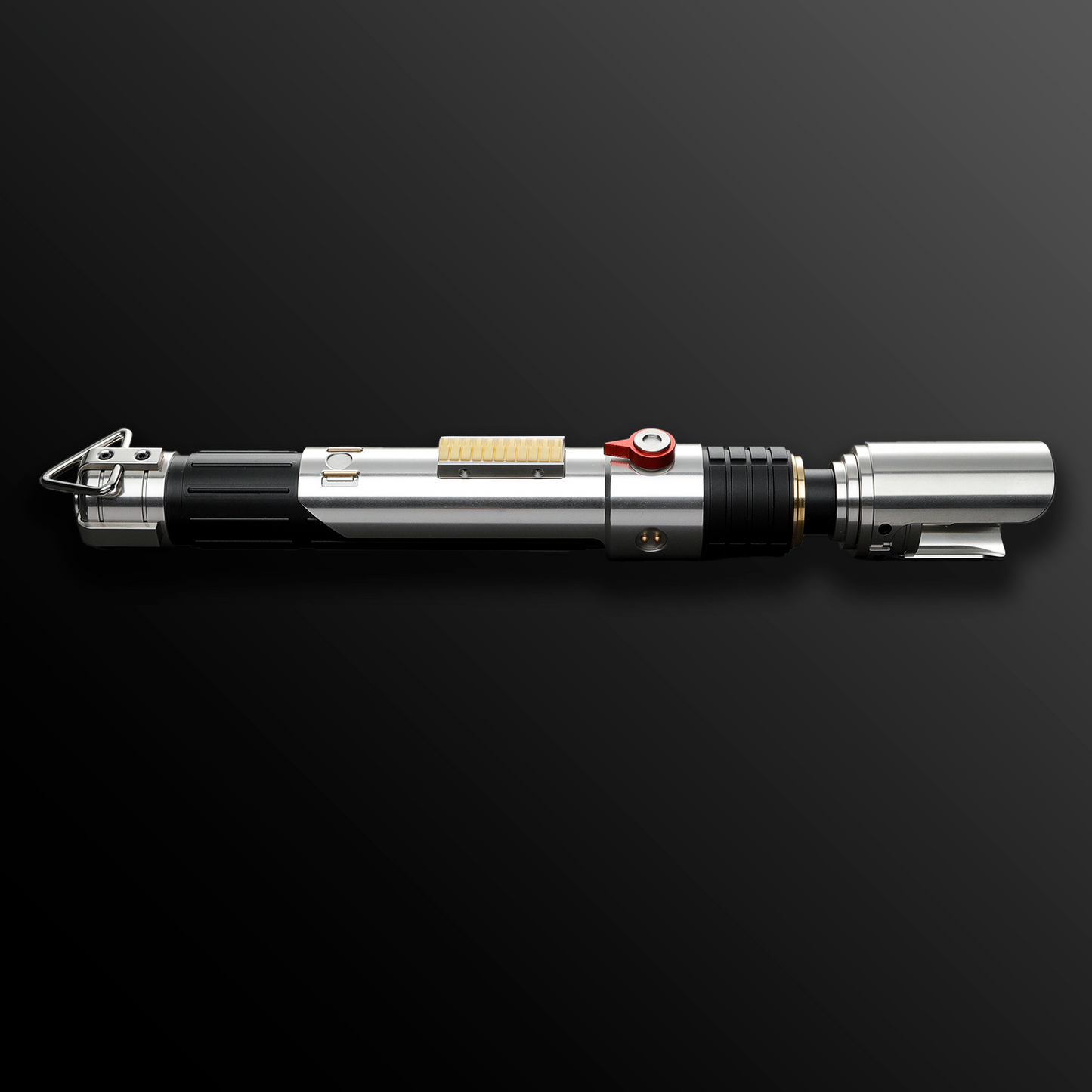 Handcrafted Sabine Wren chrome lightsaber with vibrant purple edge – Battle Sabers