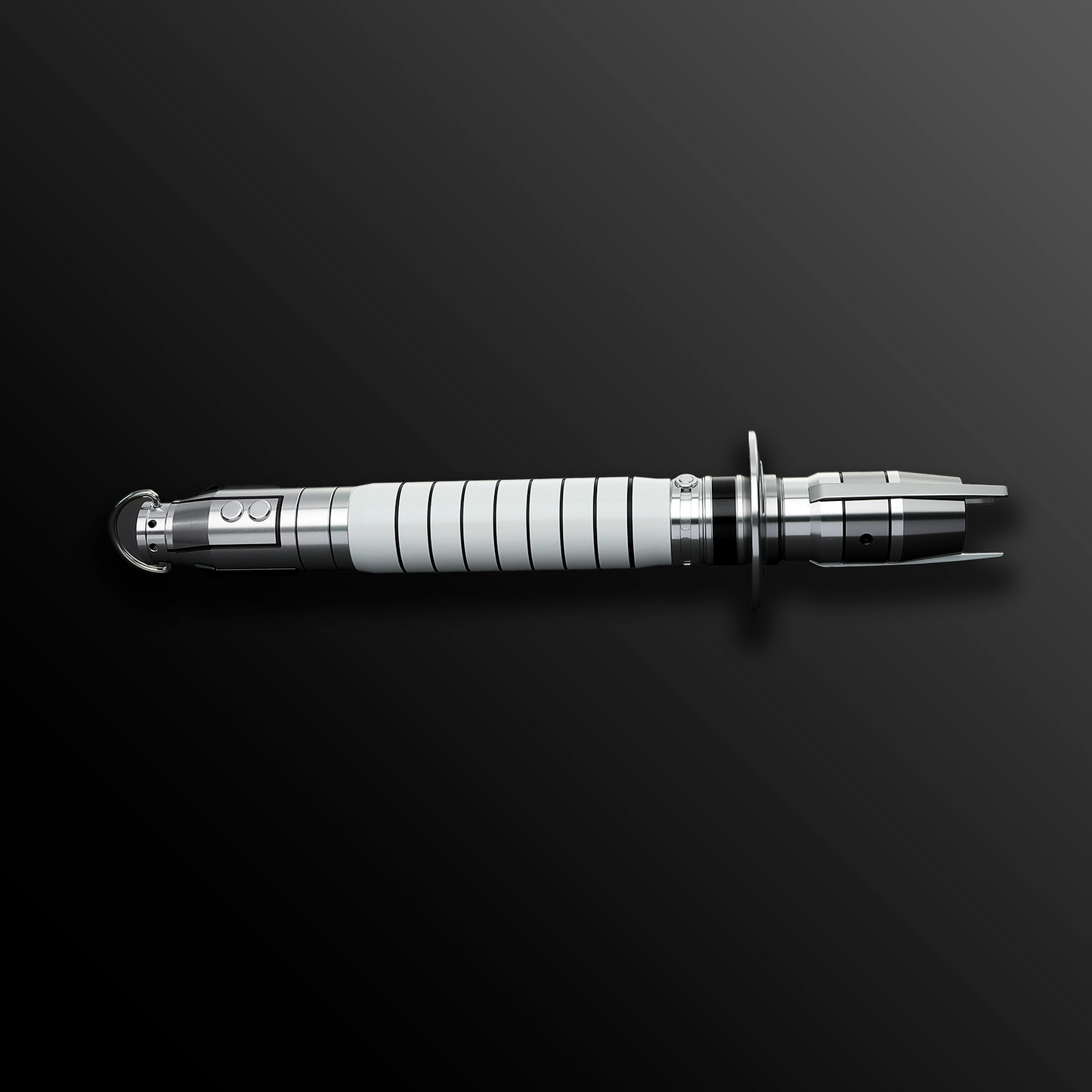 Shin Hati lightsaber with glowing red blade – Battle Sabers