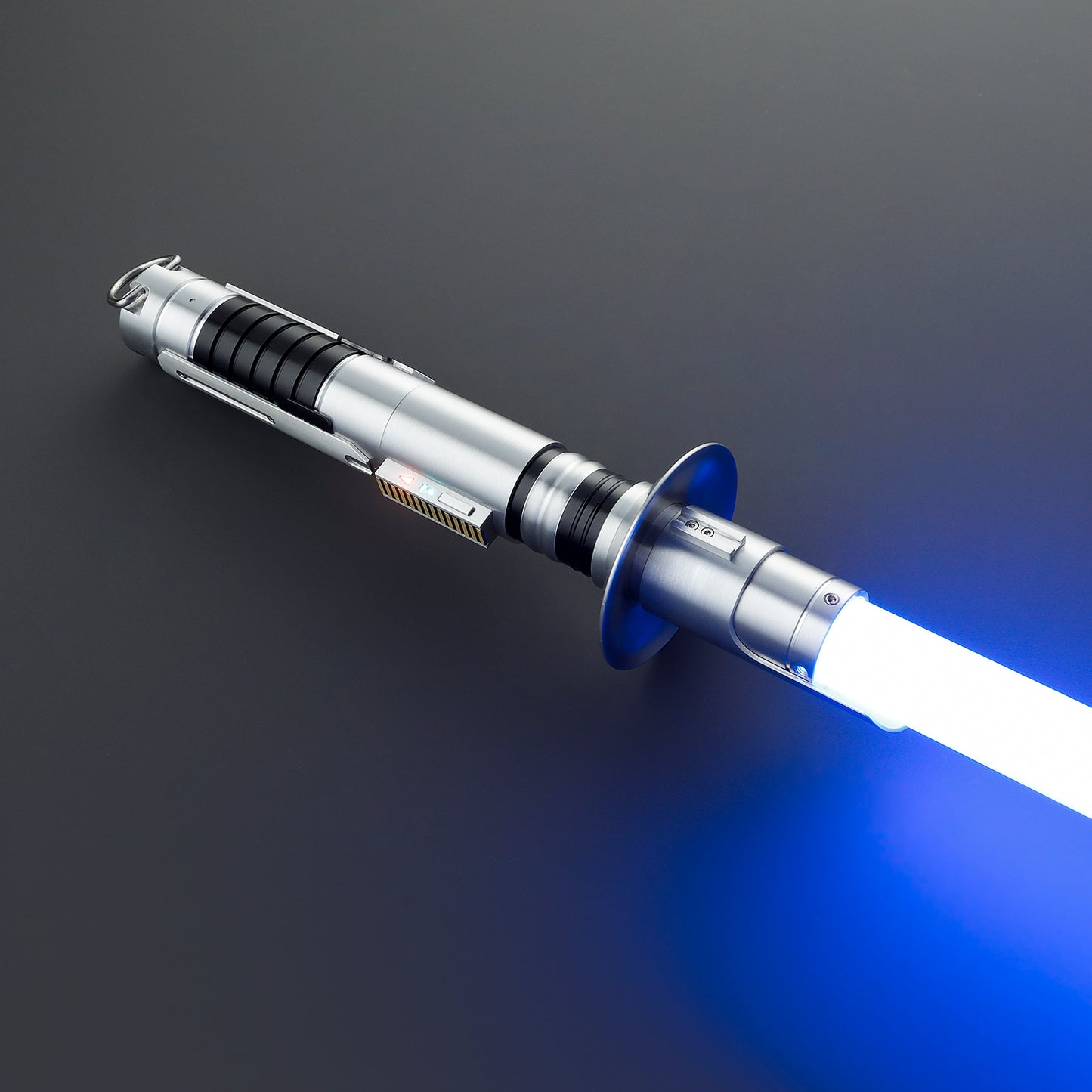 Ezra Bridger custom lightsaber with metallic detailing and blue edge – Battle Sabers