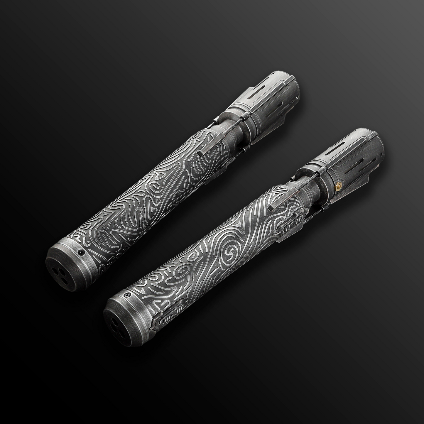 Satele Shan Dual Bladed Lightsaber - Battle Sabers