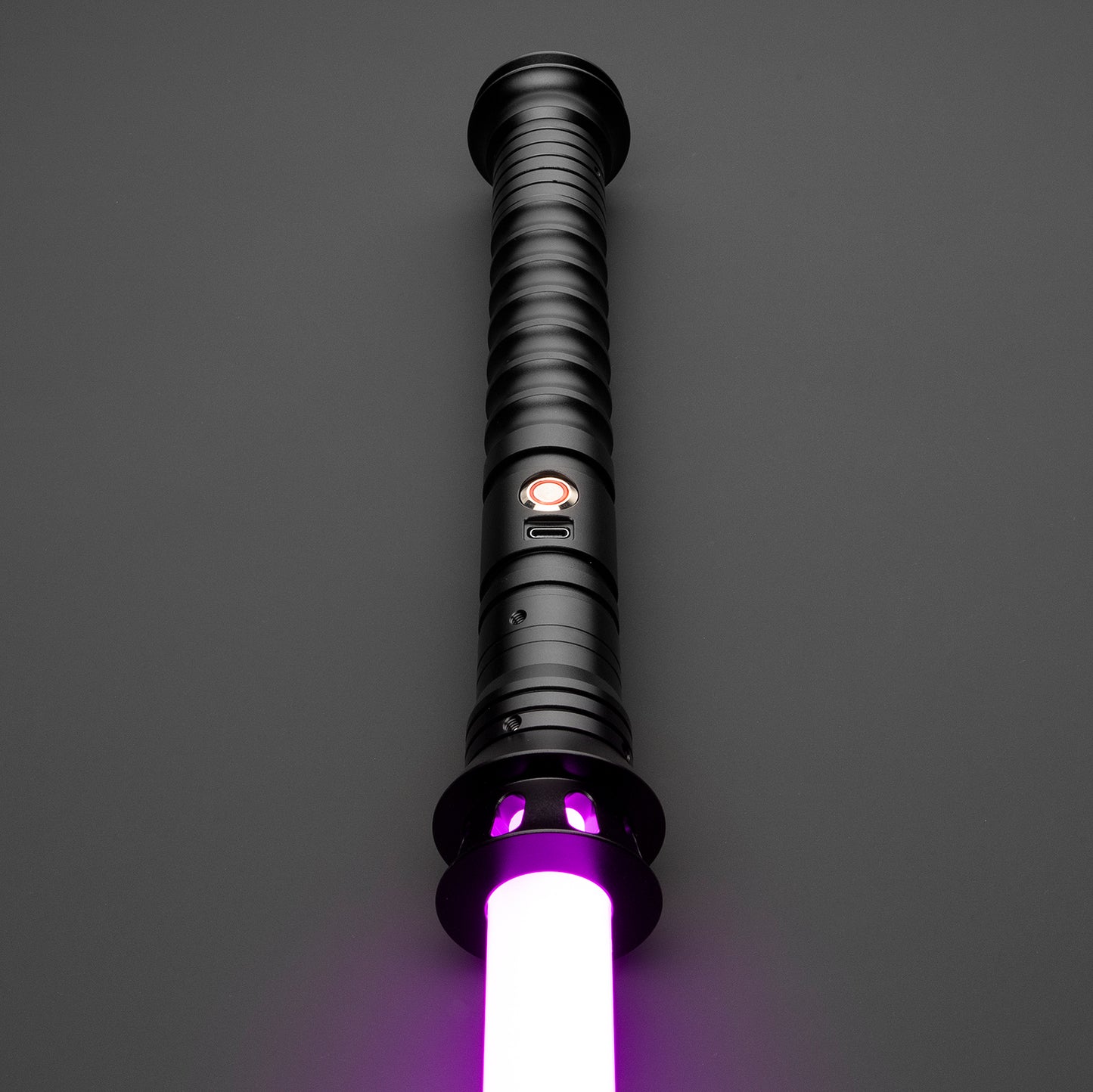 Skoll Light Saber showing intricate handle details - Battle Sabers