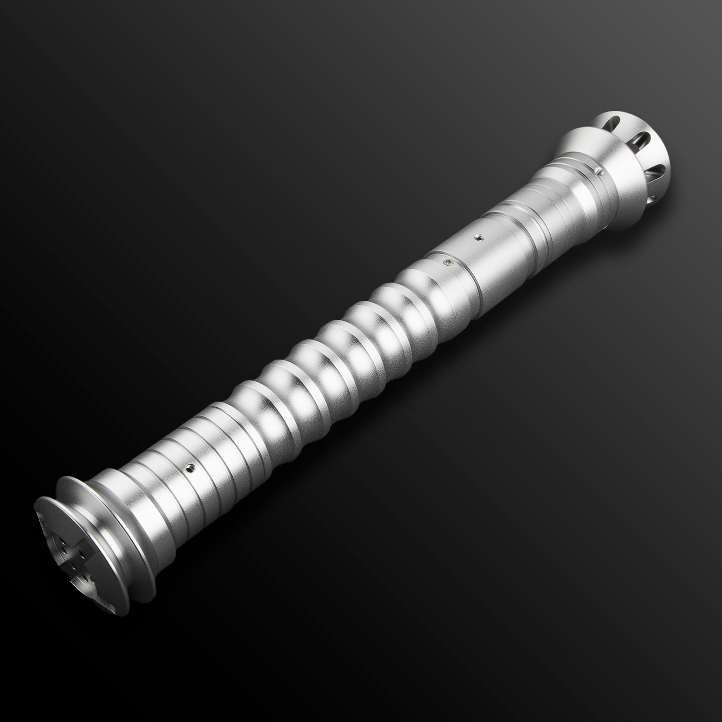 Skoll Light Saber emitting a bright blue blade - Battle Sabers
