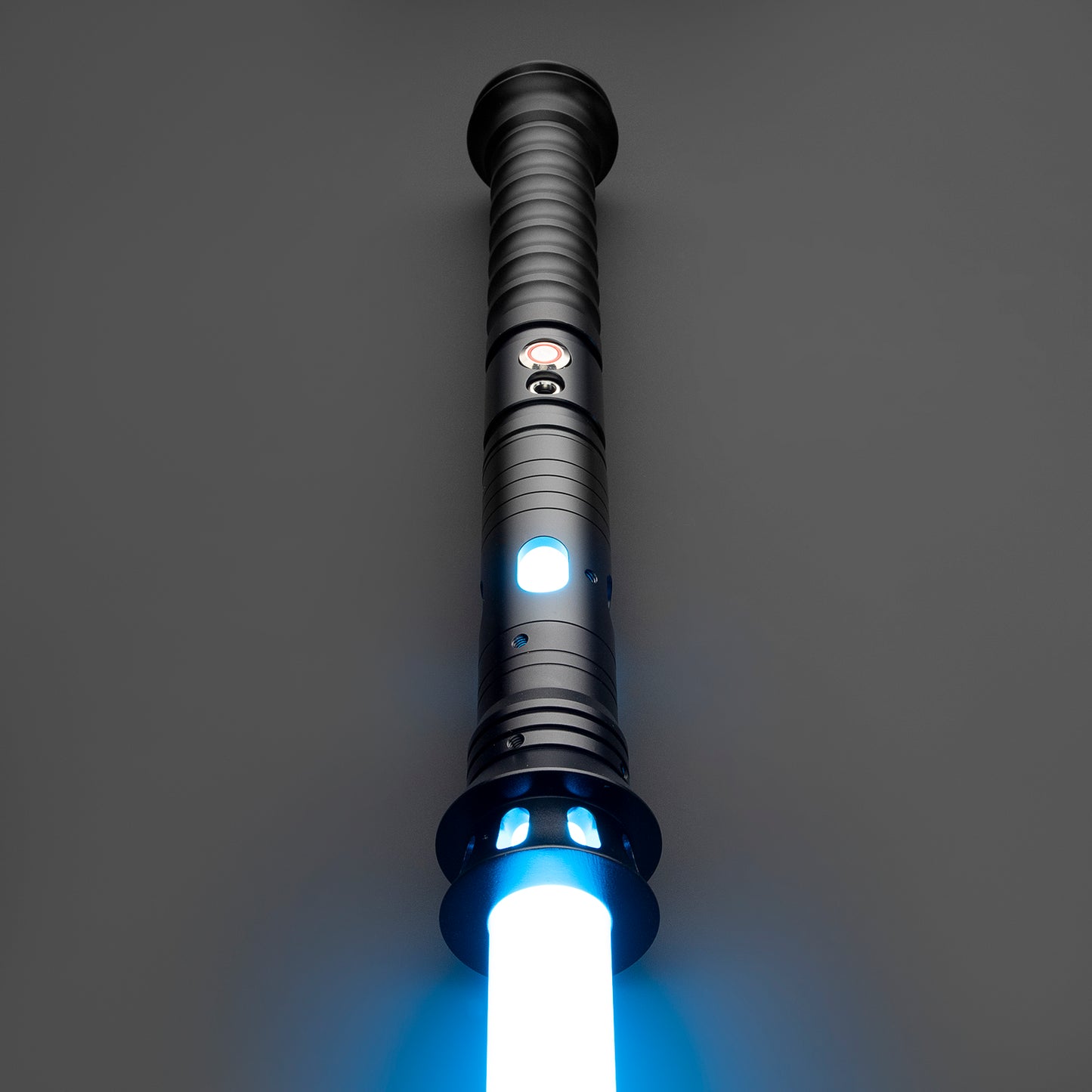 Illuminated Lotus Light Saber glowing in a serene, dim room - Battle Sabers