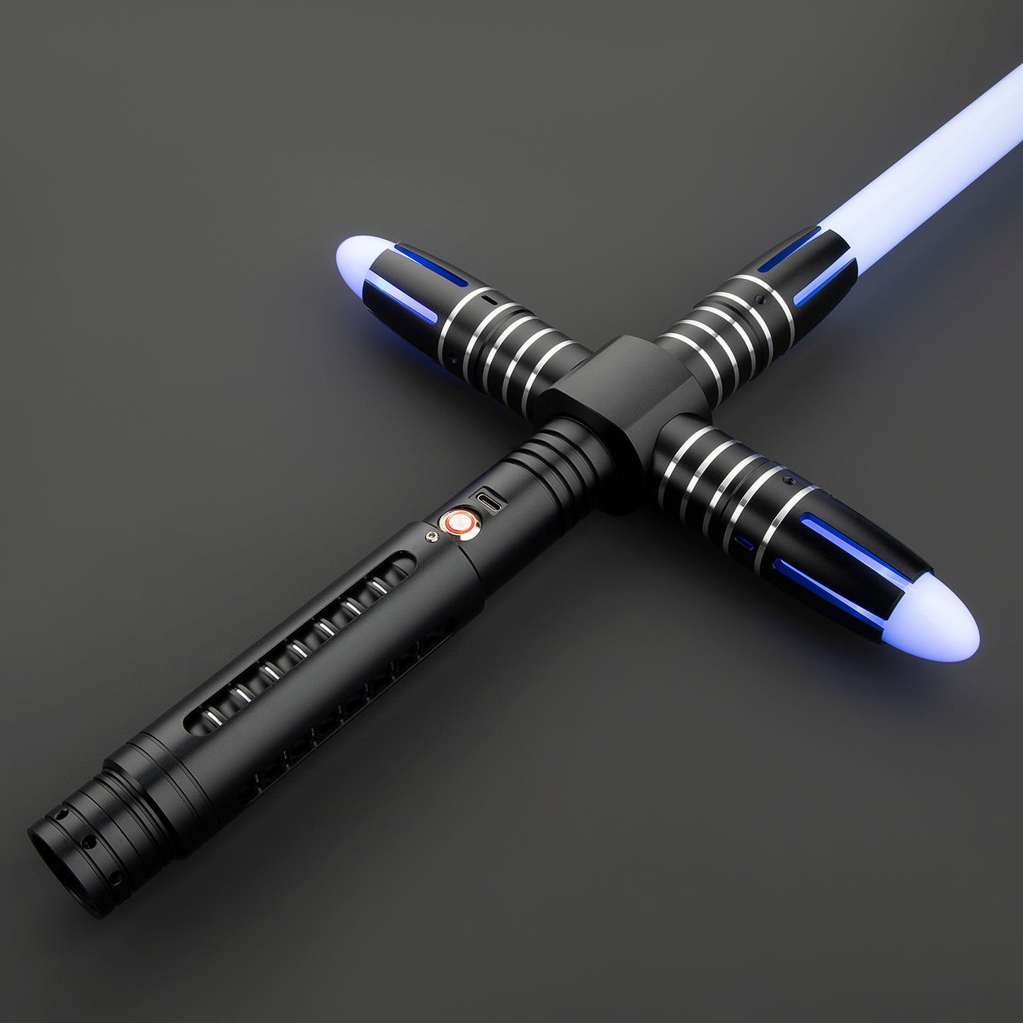 Close-up of Old Guard Light Saber’s glowing blade - Battle Sabers