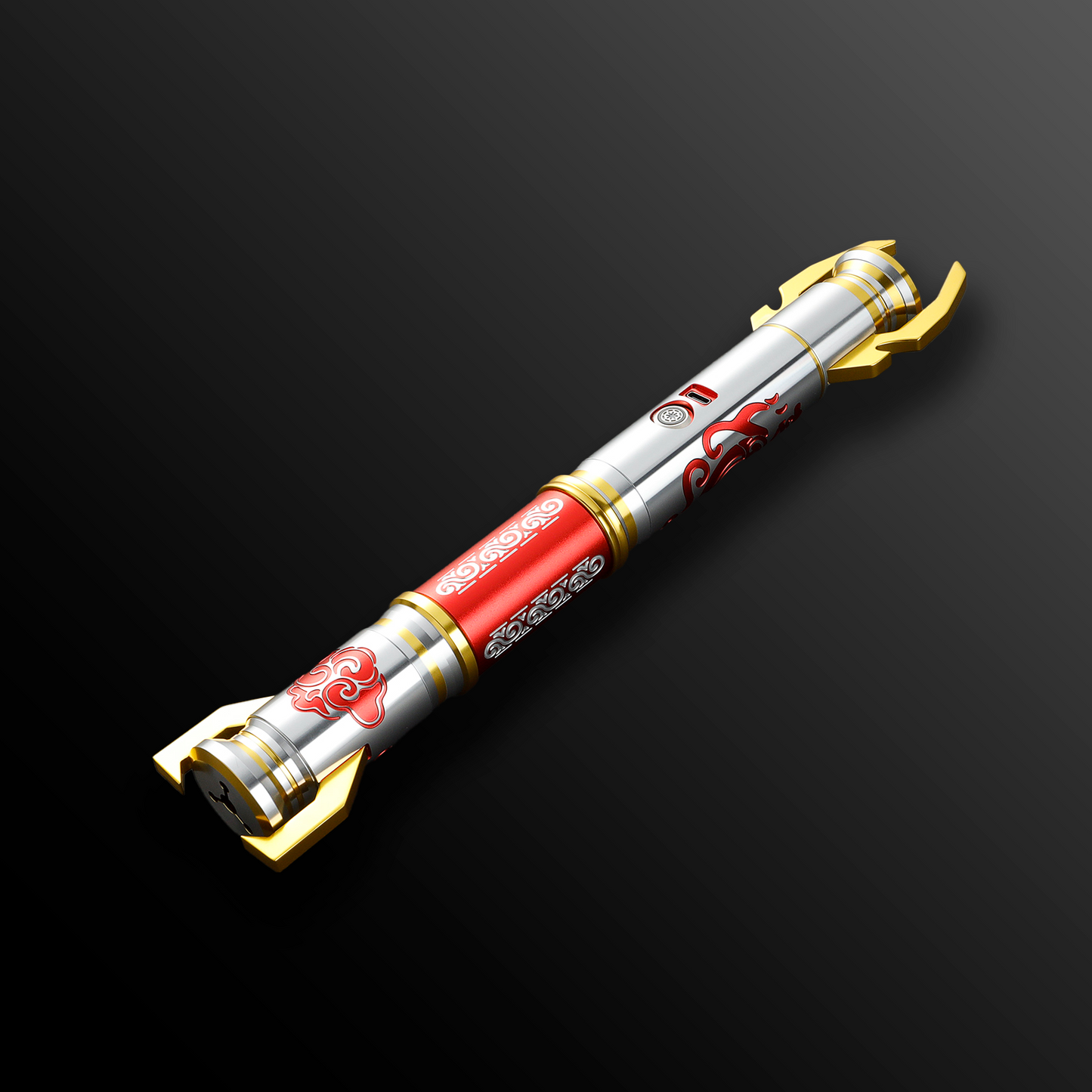 Nobushia Warrior lightsaber with red glowing blade – Battle Sabers
