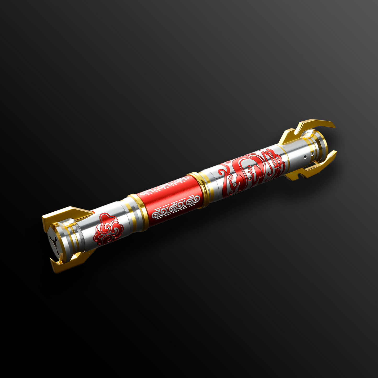 Custom Nobushia Warrior lightsaber with sleek hilt design – Battle Sabers