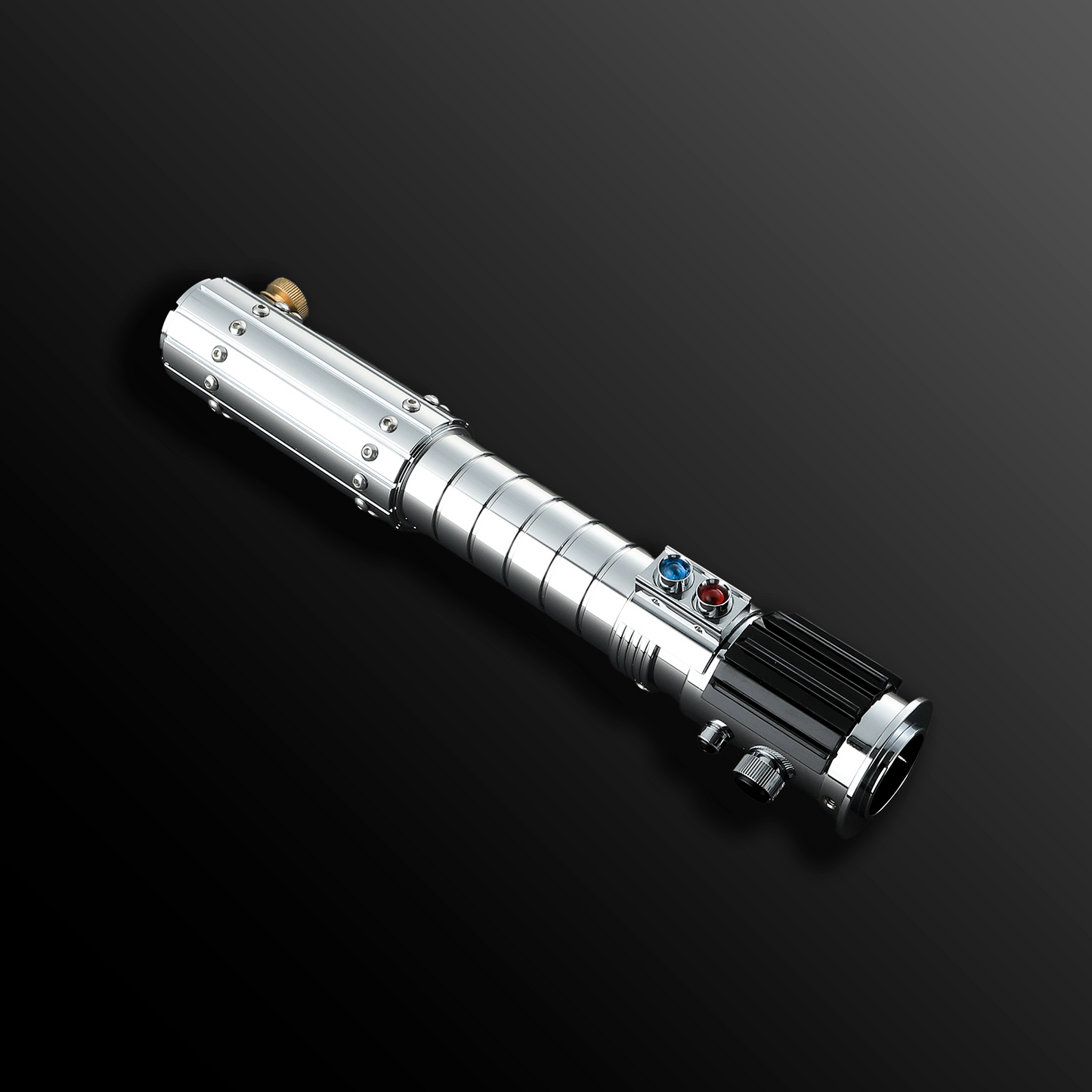 Mara Jade Skywalker lightsaber replica with vibrant red glow – Battle Sabers