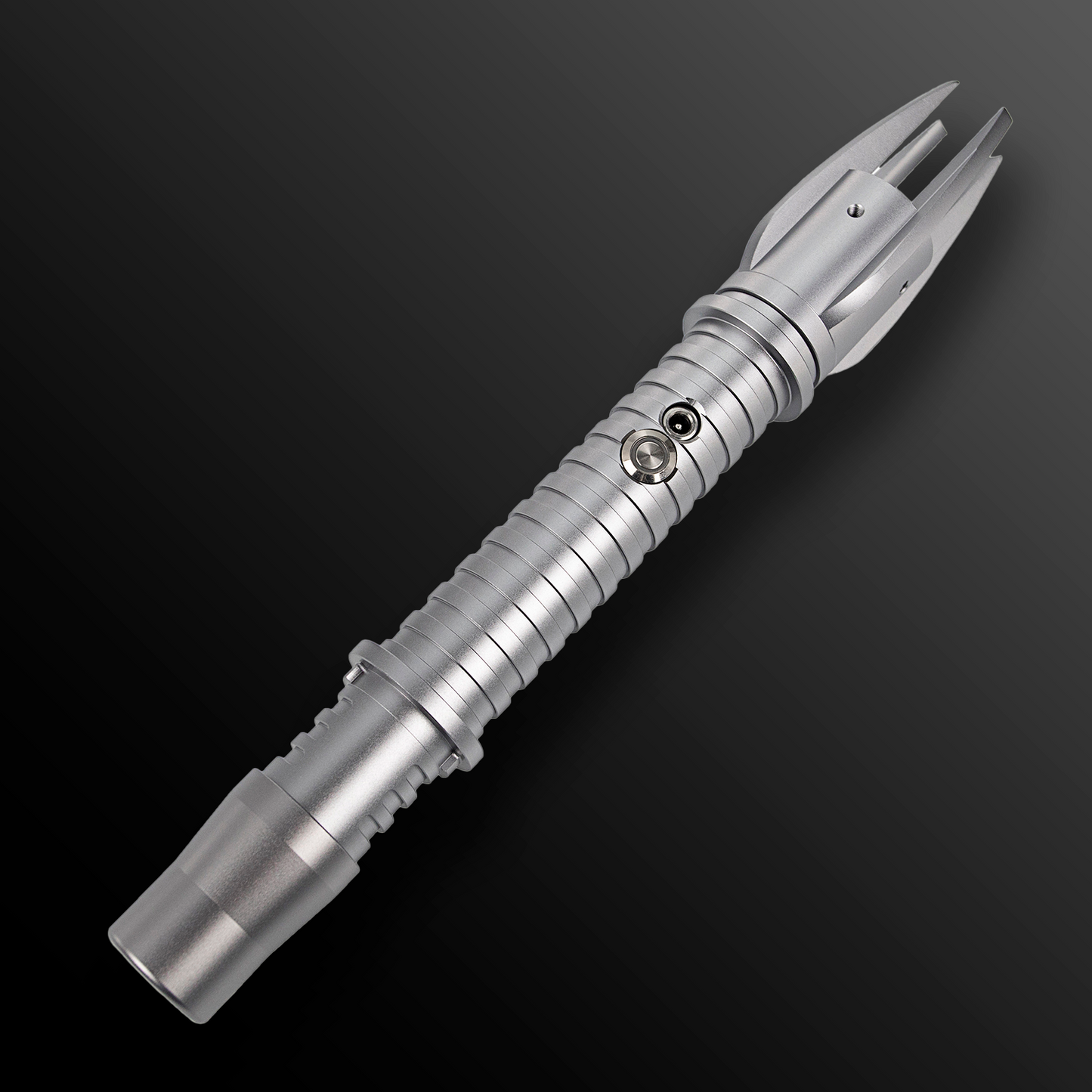Side view of Phoenix Light Saber with a polished hilt - Battle Sabers