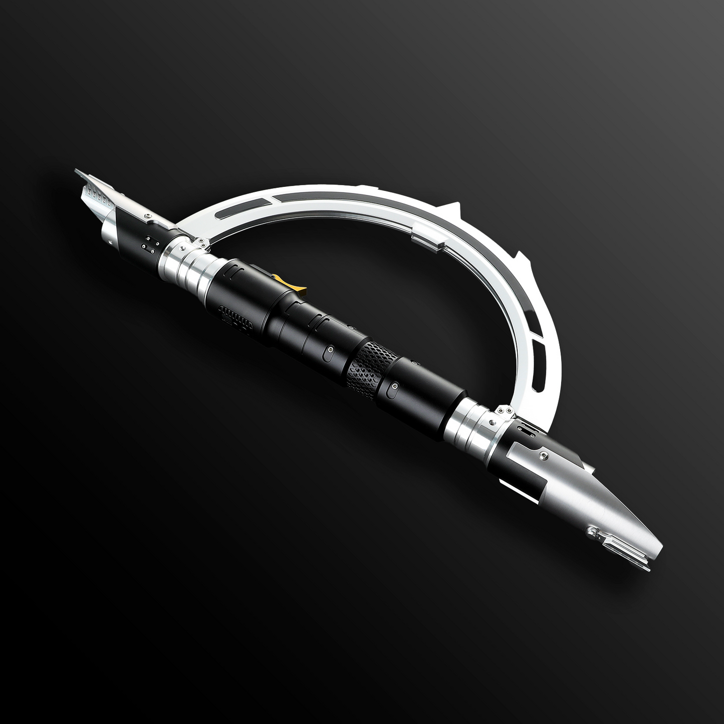 Master Kelleran BEQ lightsaber with detailed hilt and green blade – Battle Sabers