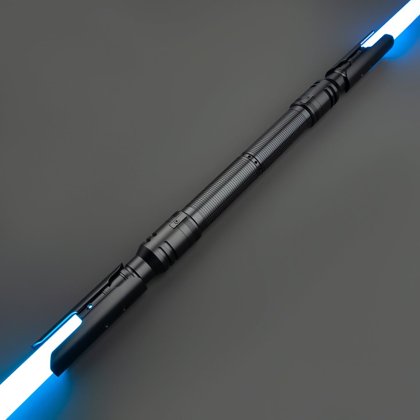 Fallen Order custom lightsaber featuring a sleek blue blade – Battle Sabers