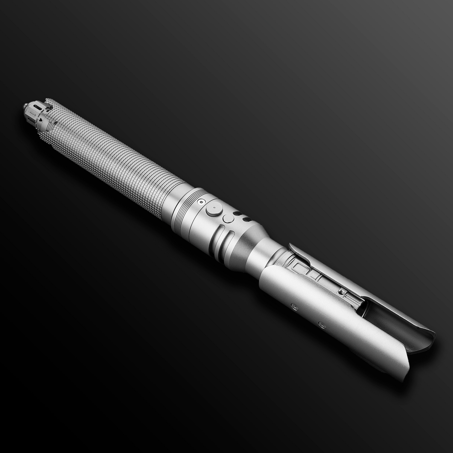 Fallen Order-style lightsaber with sleek metallic handle – Battle Sabers