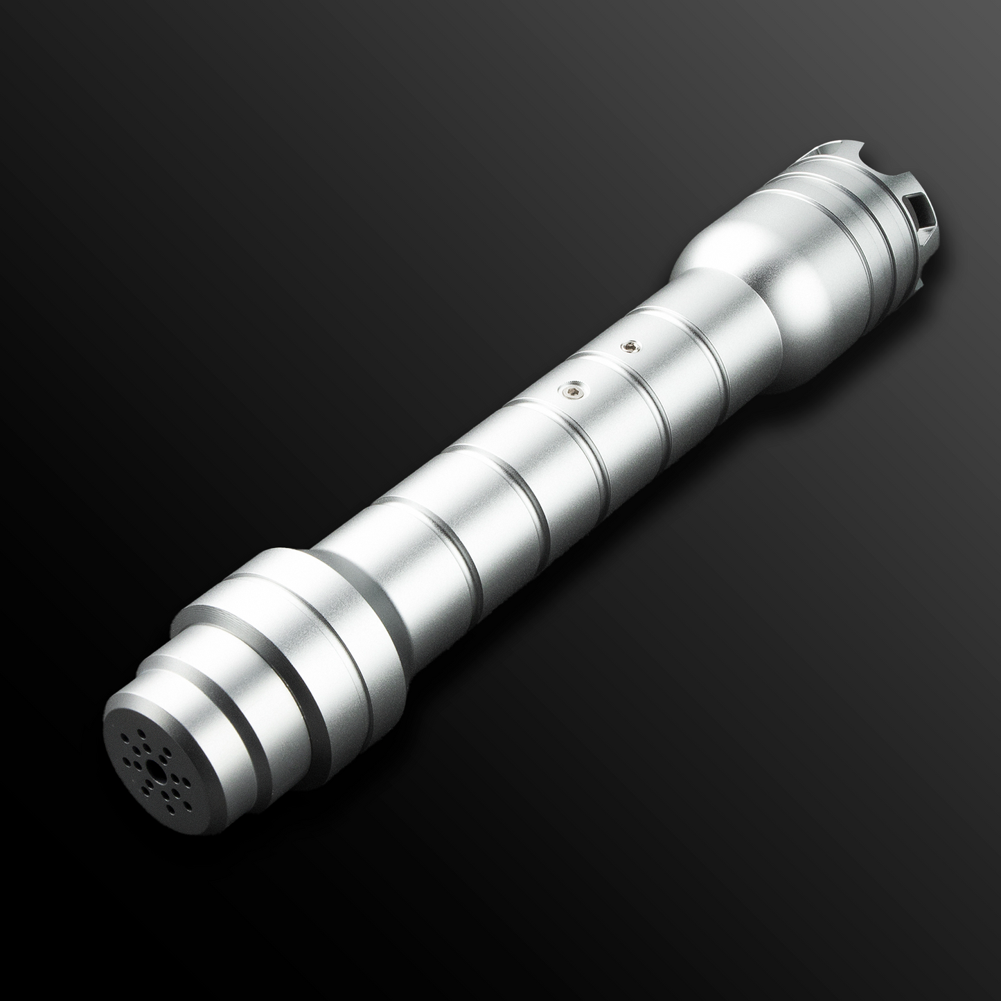 Side view of Pax Light Saber with a polished design - Battle Sabers