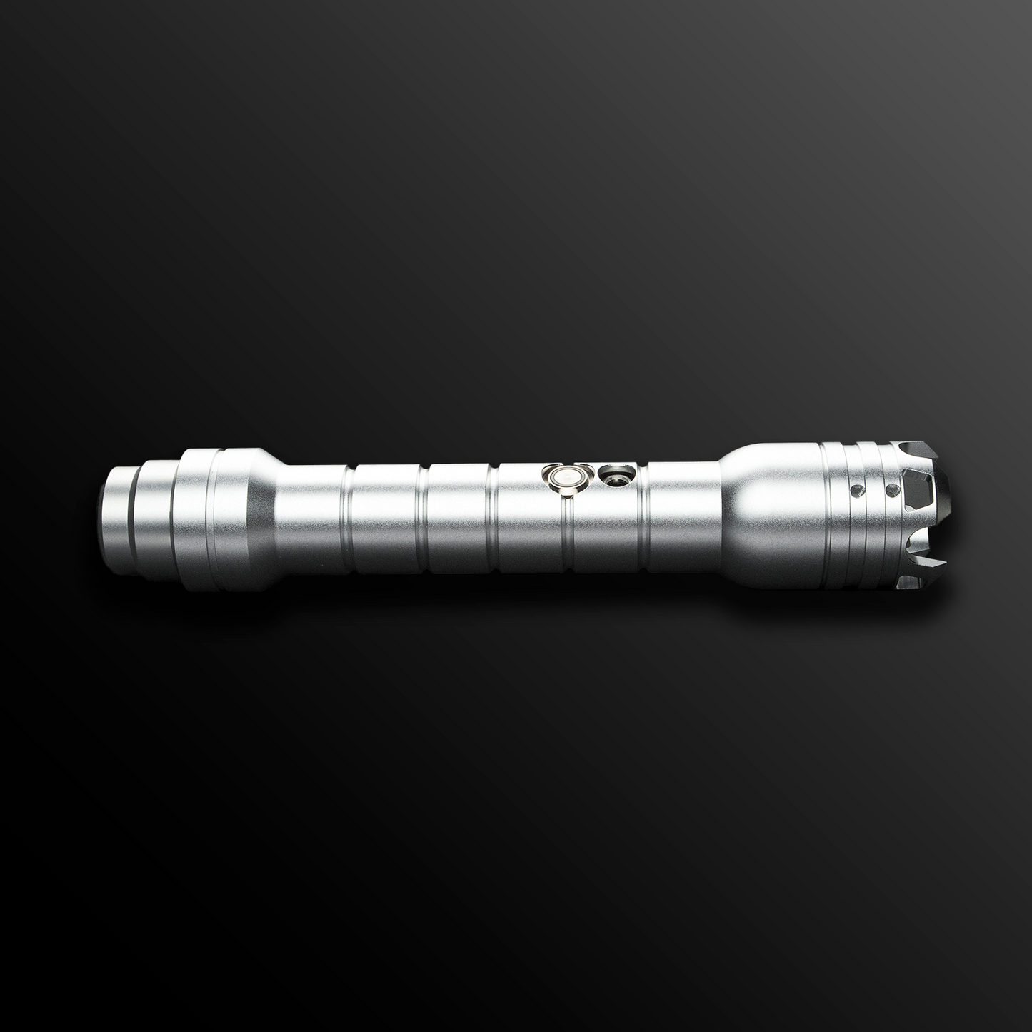Pax Light Saber with a metallic, futuristic hilt finish - Battle Sabers
