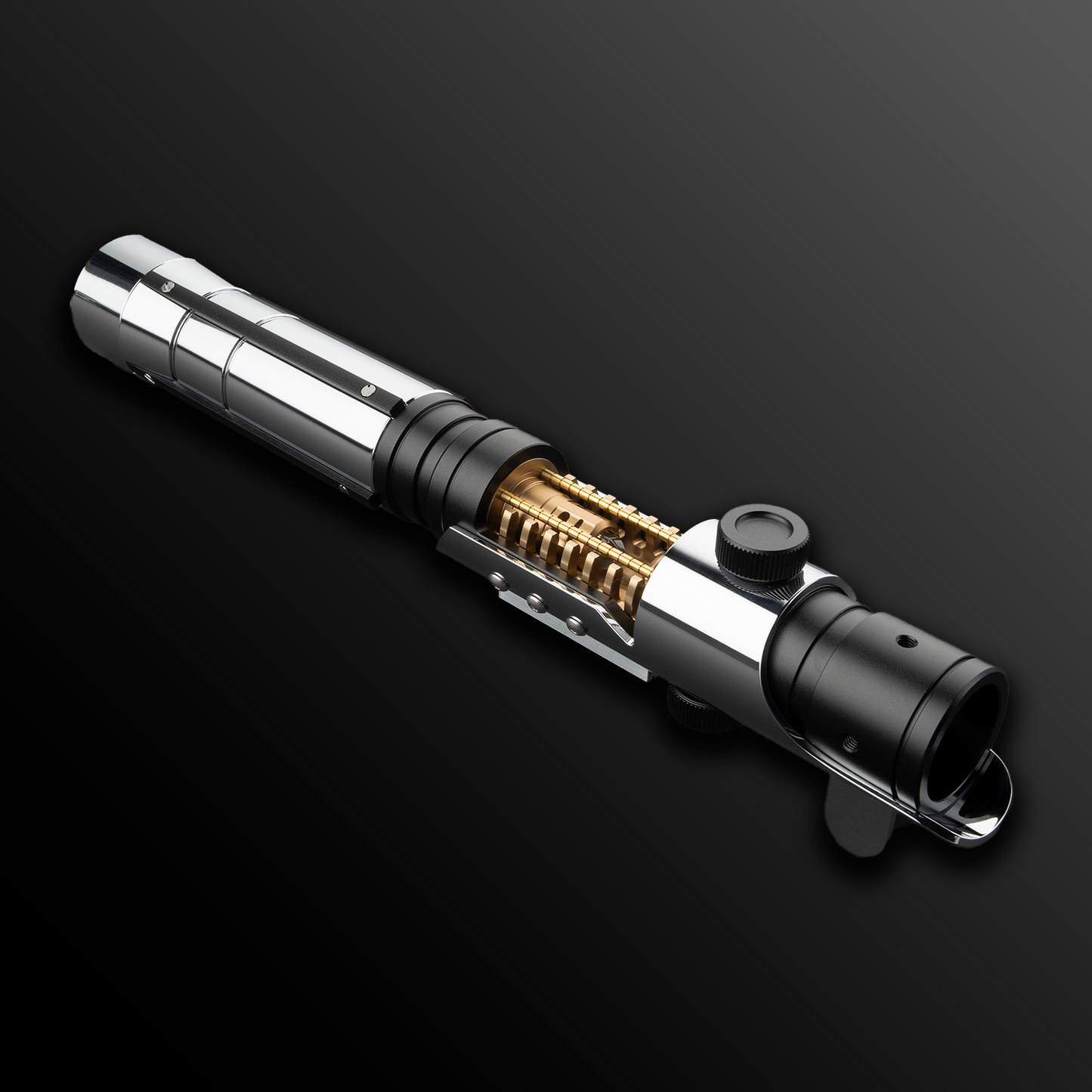 Custom Star Killer V1 lightsaber with crystal power and radiant blue glow – Battle Sabers