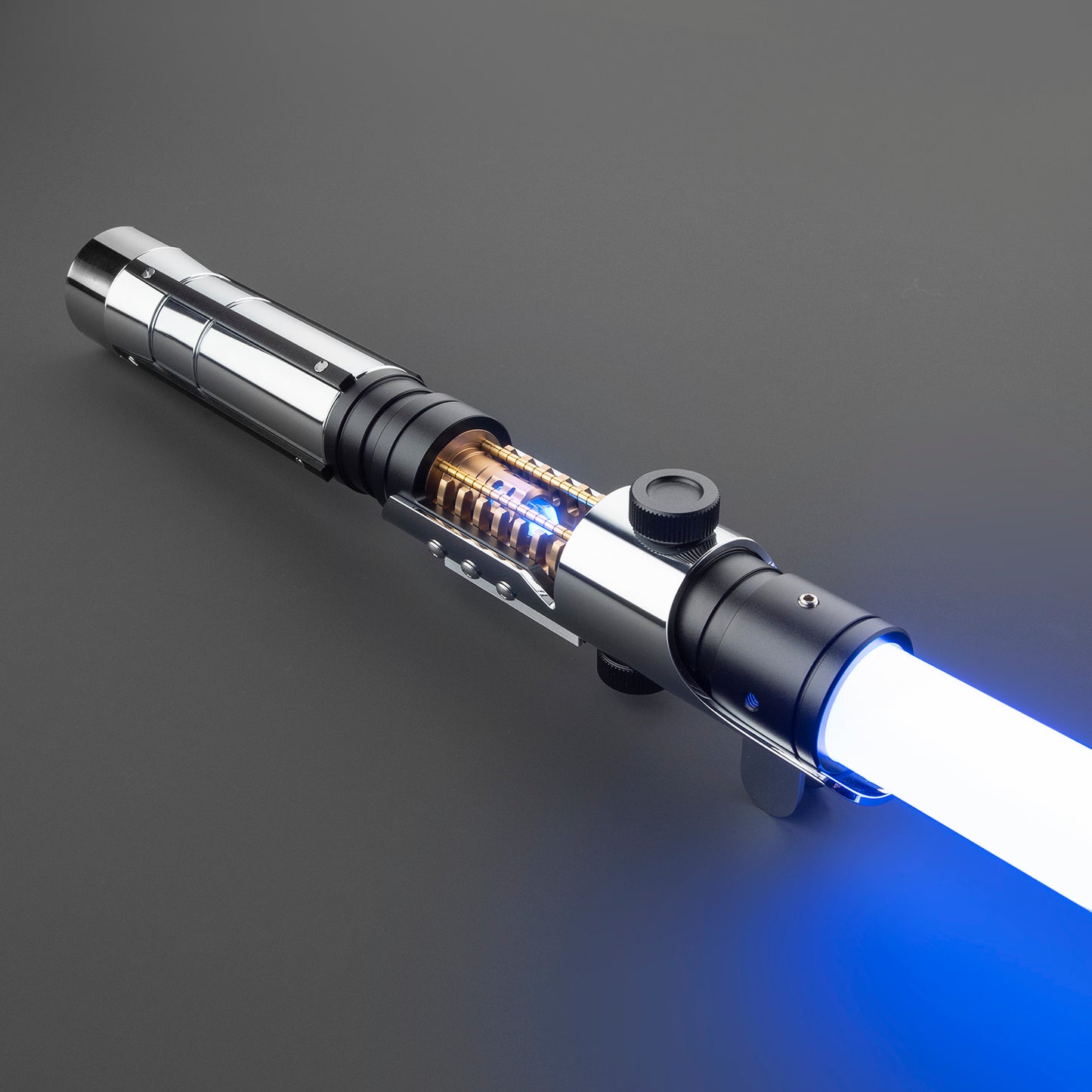 Handcrafted Star Killer V1 lightsaber with radiant blue crystal blade – Battle Sabers
