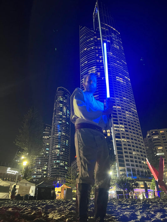 Surfers Paradise Taken Over With Battle Sabers