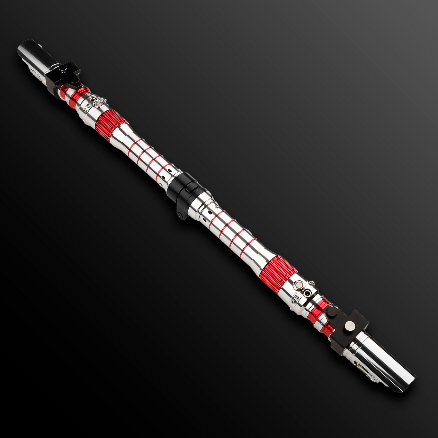 Inspired Dark Rey Red Double Bladed Light Saber - Battle Sabers