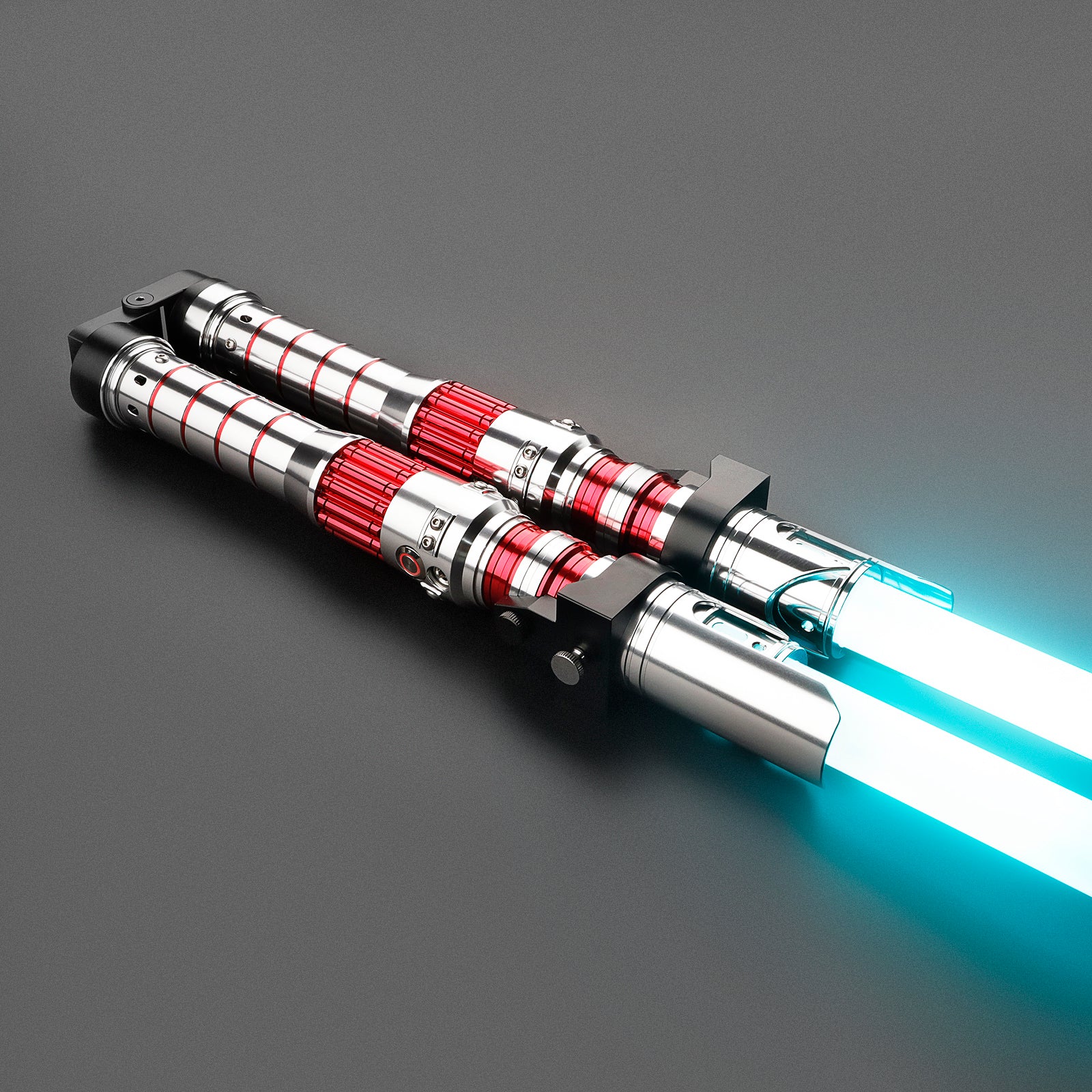 Inspired Dark Rey Red Double Bladed Light Saber - Battle Sabers