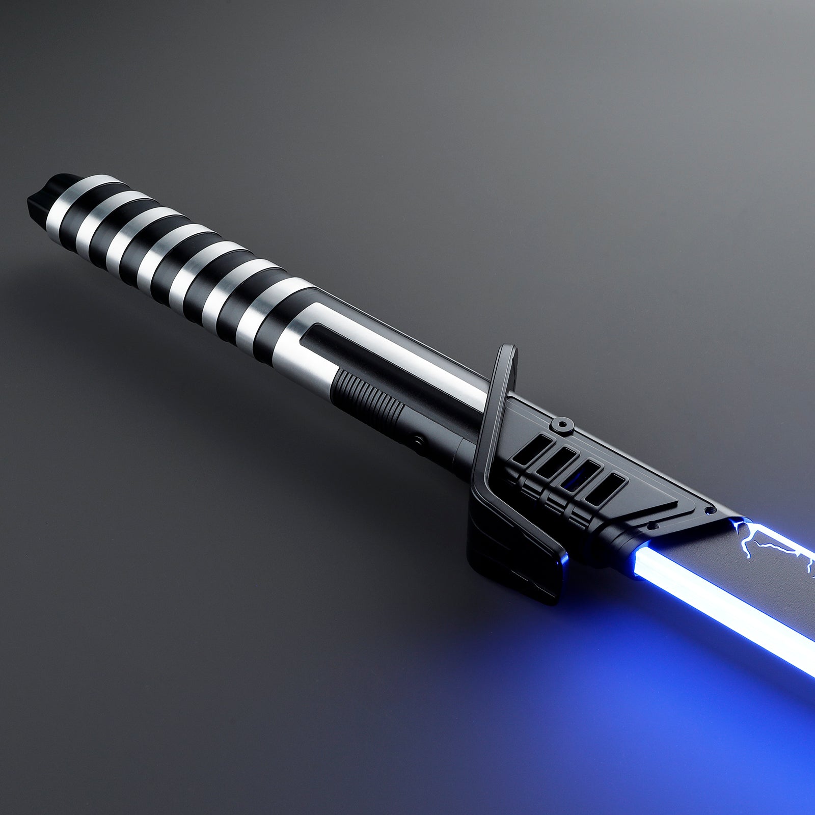 Inspired Darksaber Silver/Black Sith Light Saber - Battle Sabers