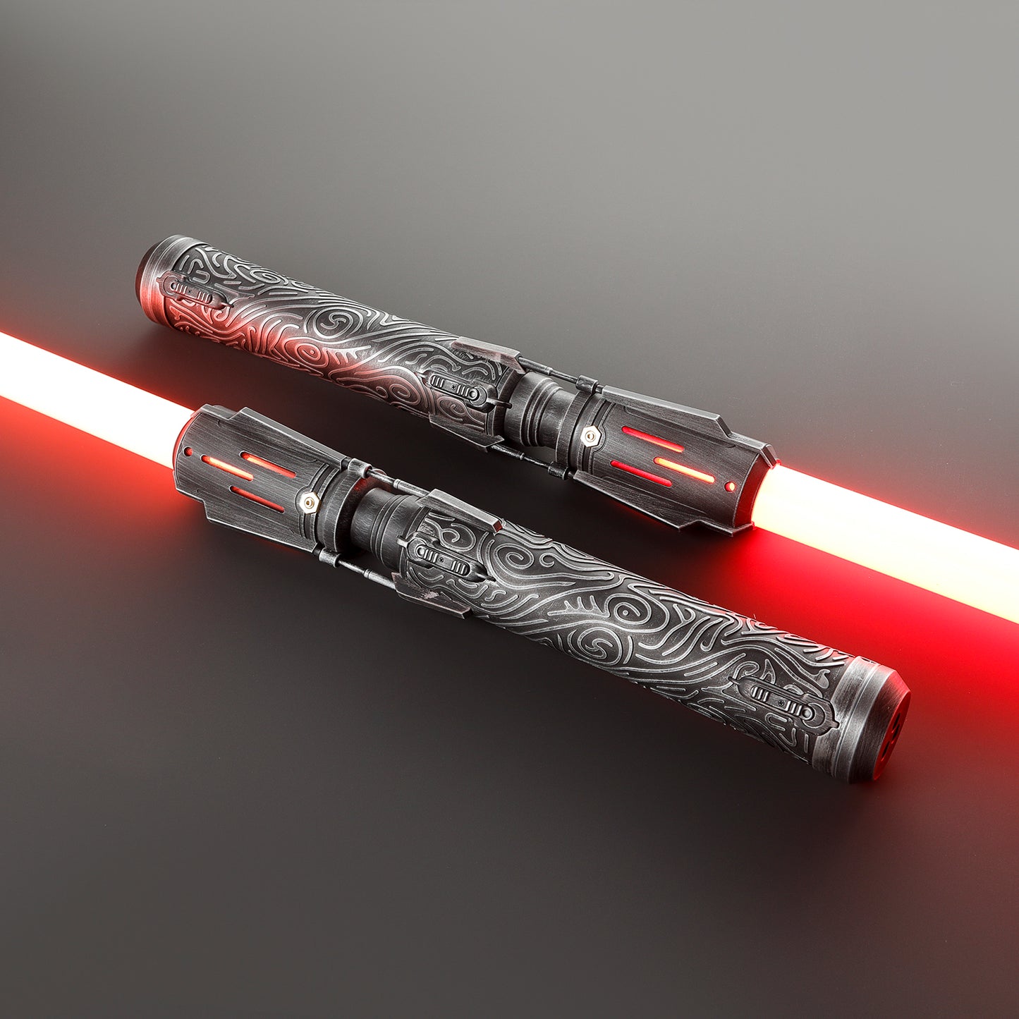 Inspired Satele Shan Dual Bladed Light Saber - Battle Sabers