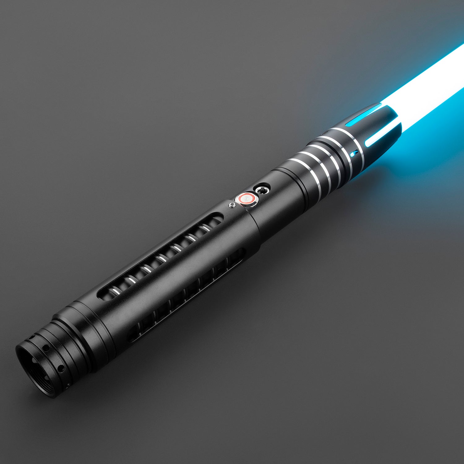 Close-up of Exar Light Saber’s intricate hilt design - Battle Sabers