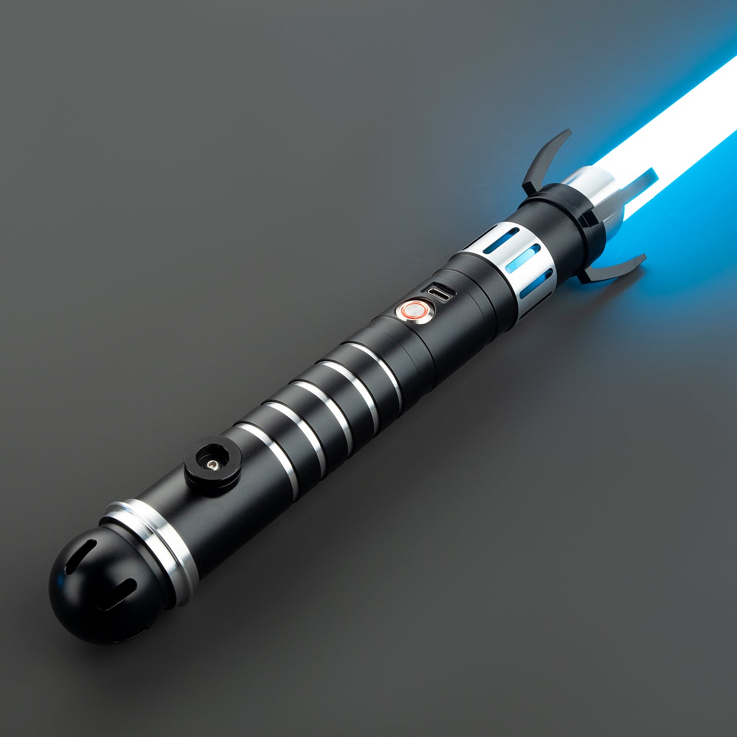 Sceptre Light Saber emitting a powerful red glow - Battle Sabers