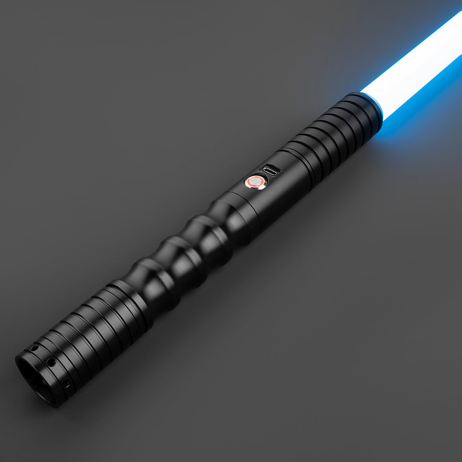 Mason Light Saber radiating bright energy in the dark - Battle Sabers