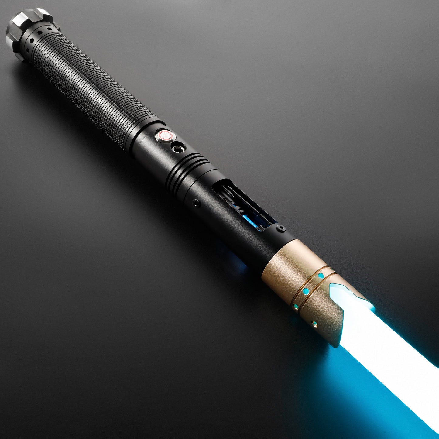 Crystal Light Saber with a sparkling blade in motion - Battle Sabers