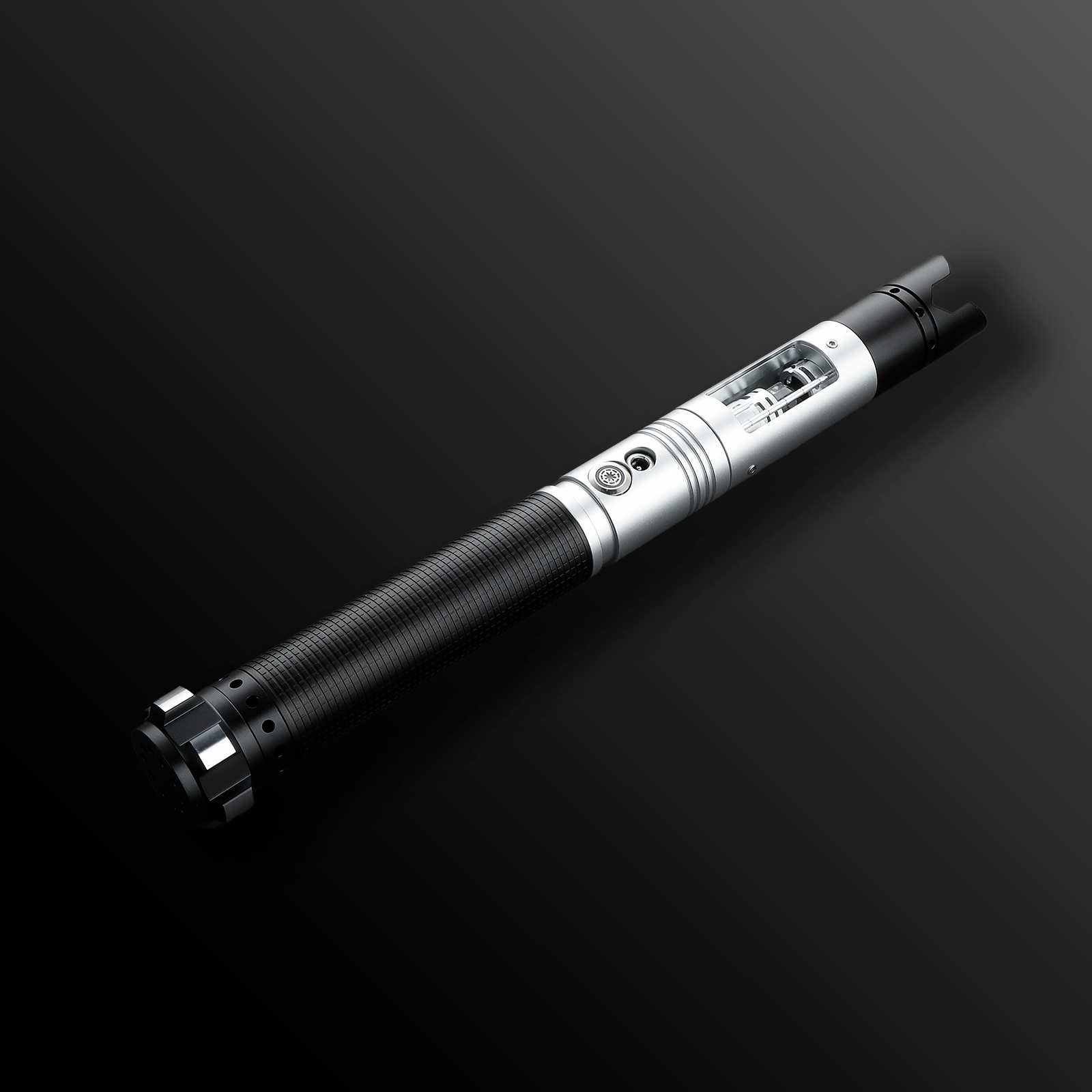 Crystal Light Saber showcasing a clear, luminous blade - Battle Sabers