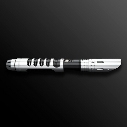 Side view of Deceiver Light Saber emitting bright light - Battle Sabers