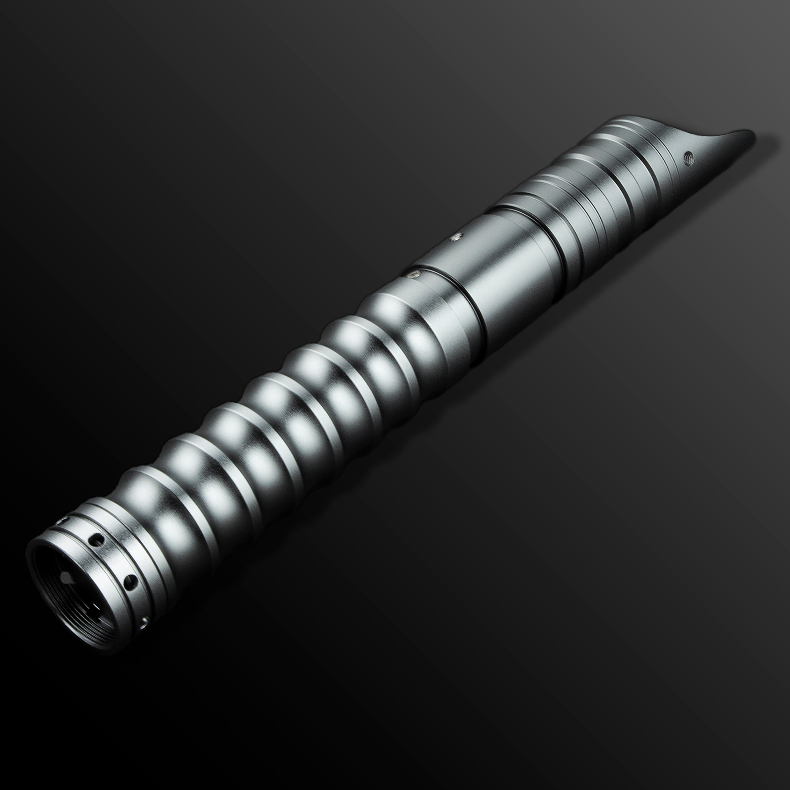 Force Light Saber in silver with glowing blade - Battle Sabers