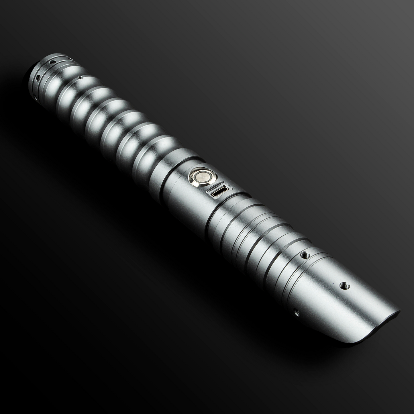 "Force" Light Saber - Silver - Battle Sabers