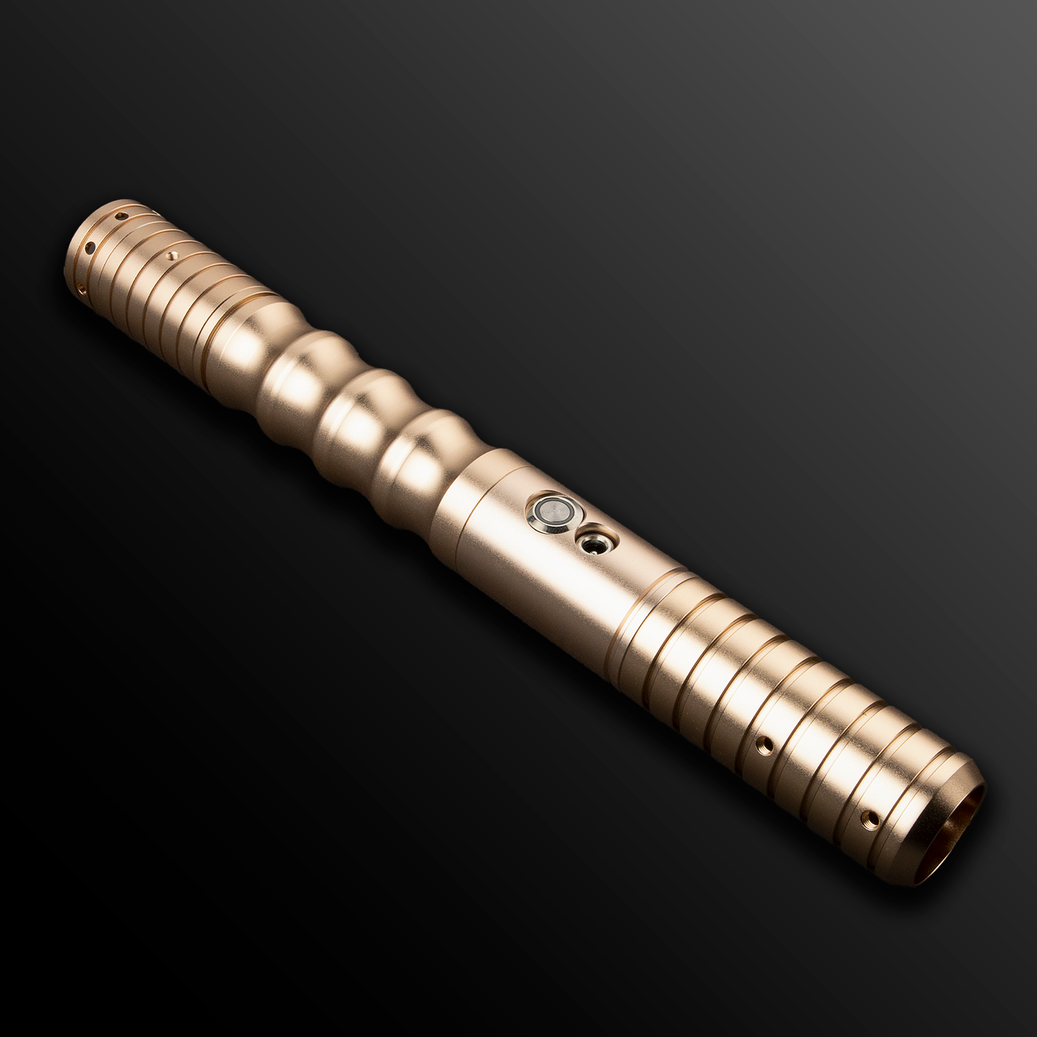 Mason Light Saber resting on a reflective surface - Battle Sabers