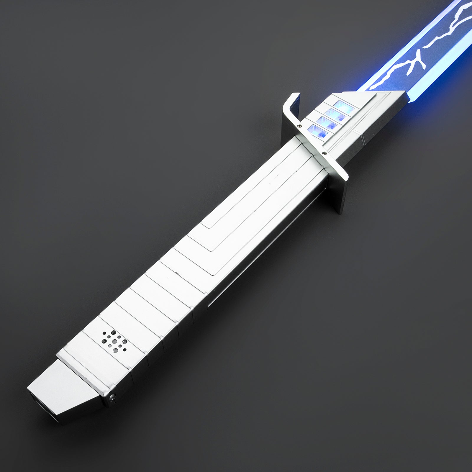 Inspired Dark Saber Light Saber - Silver Hilt - Battle Sabers