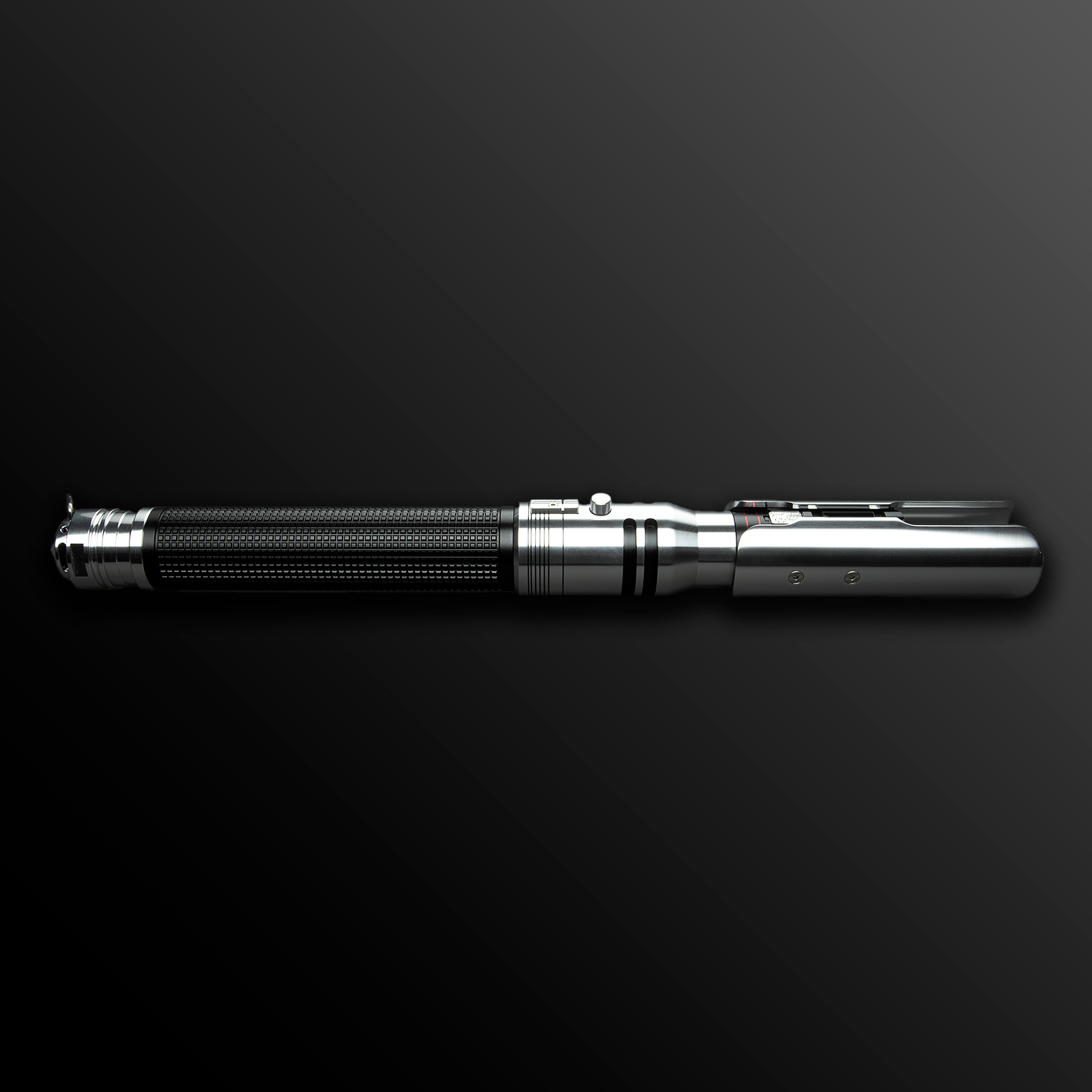 Polished chrome Cal Kestis lightsaber with intricate details – Battle Sabers