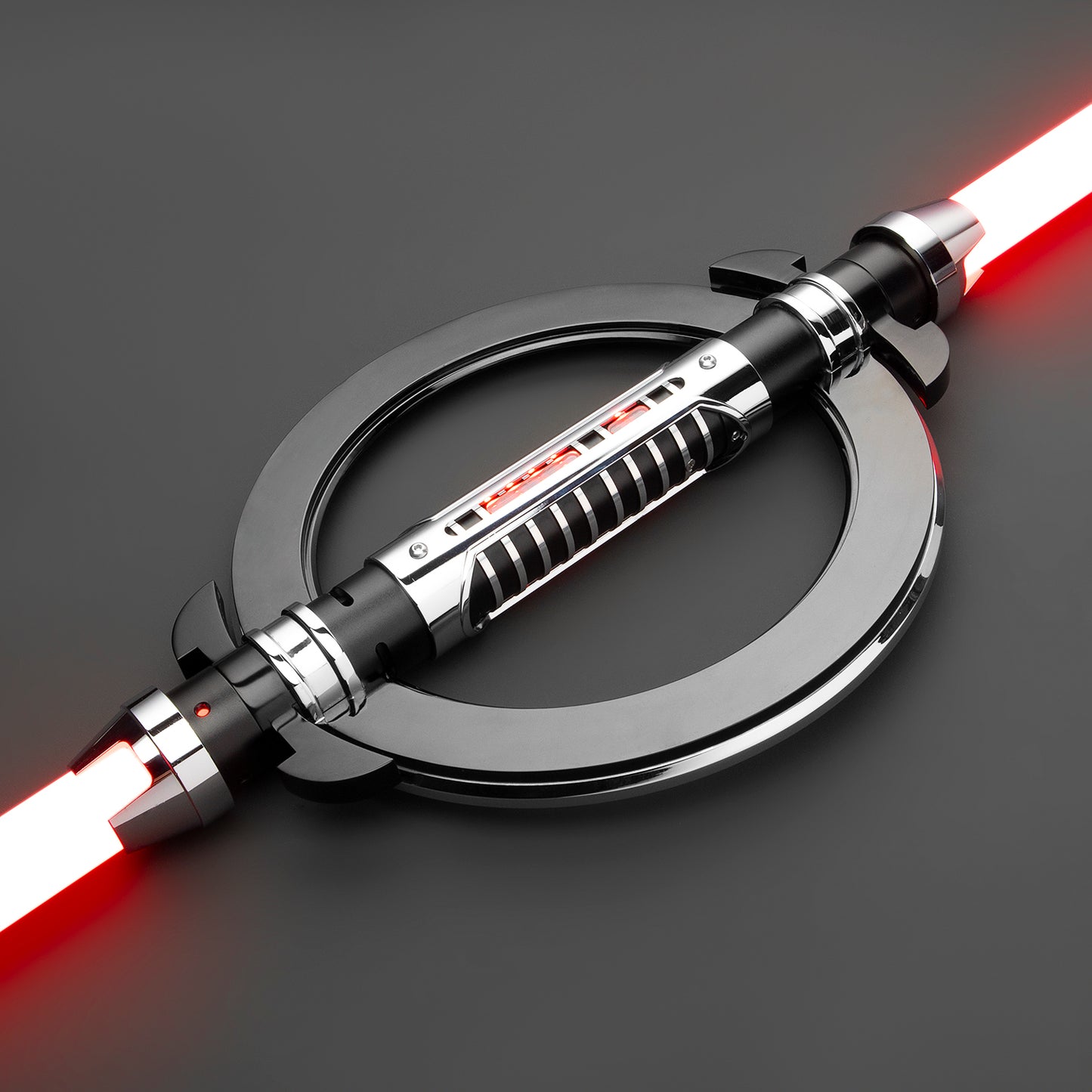 Inquisitor-inspired dual-blade lightsaber with iconic red glow – Battle Sabers