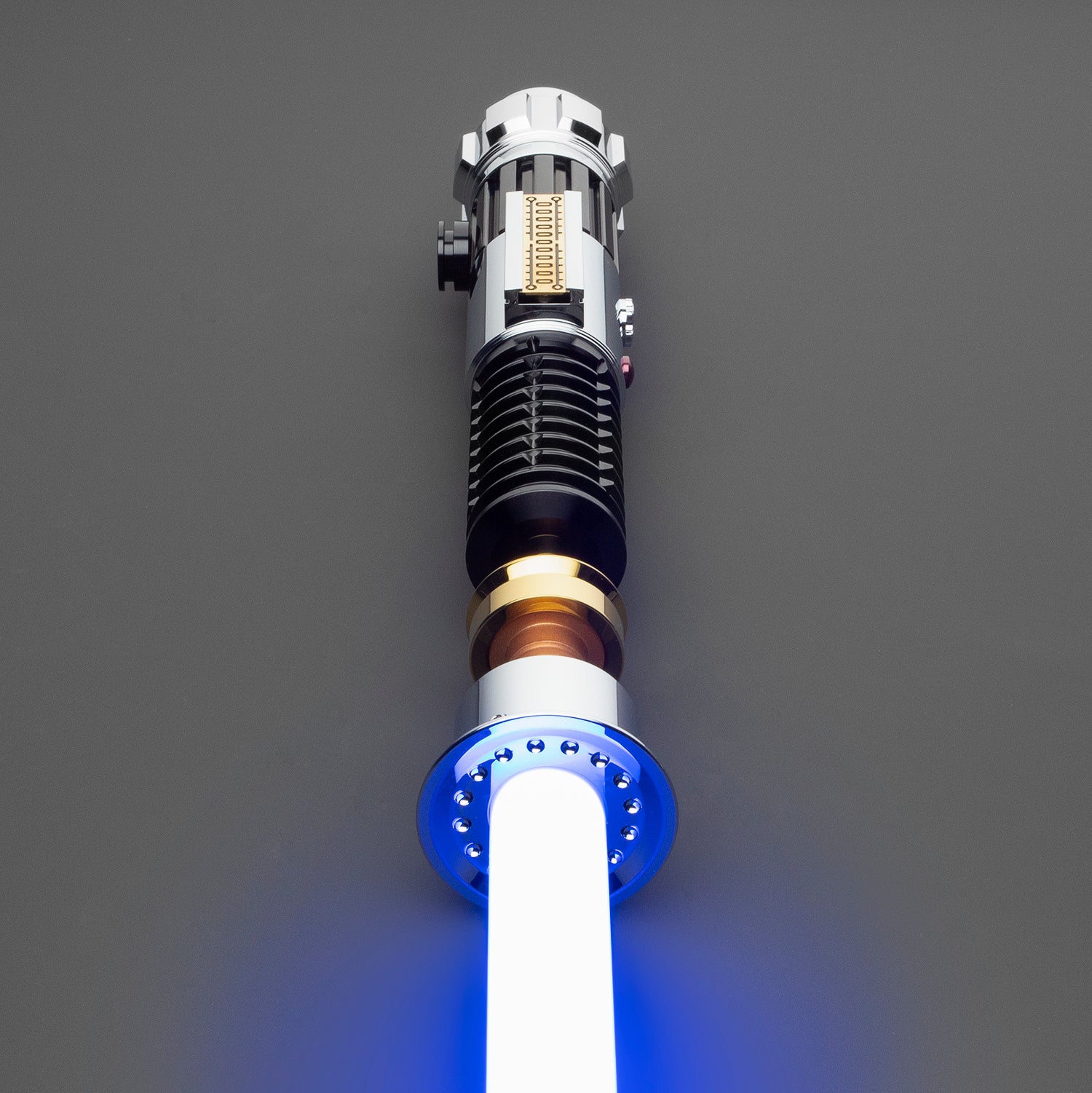 Obi-Wan Kenobi custom lightsaber with glowing blue edge – Battle Sabers