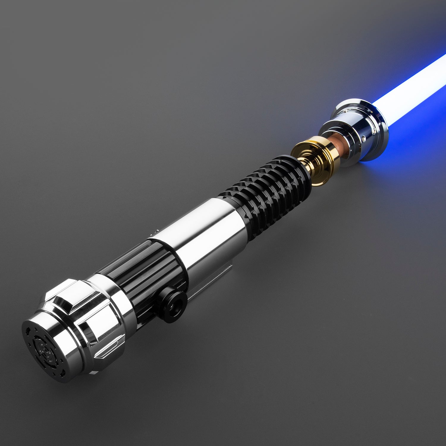 Premium Kenobi-inspired saber with blue blade and metallic hilt – Battle Sabers